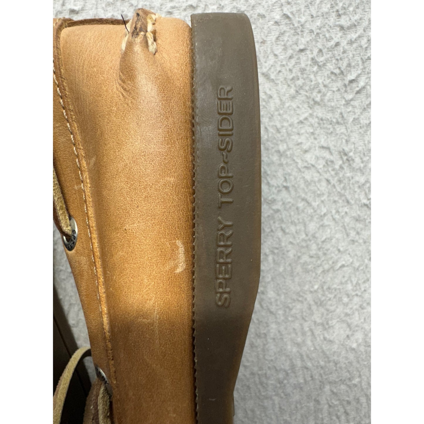 Sperry Top-Sider Women's Tan Leather Boat Shoes Size 9 #346B