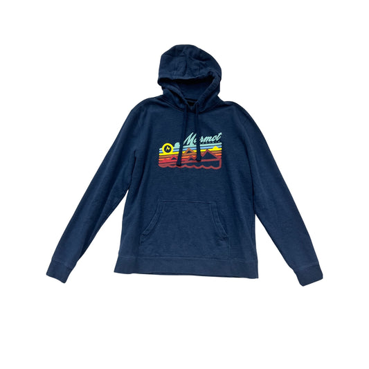 Marmot Mountain Hoodie XL Navy Pullover #284A