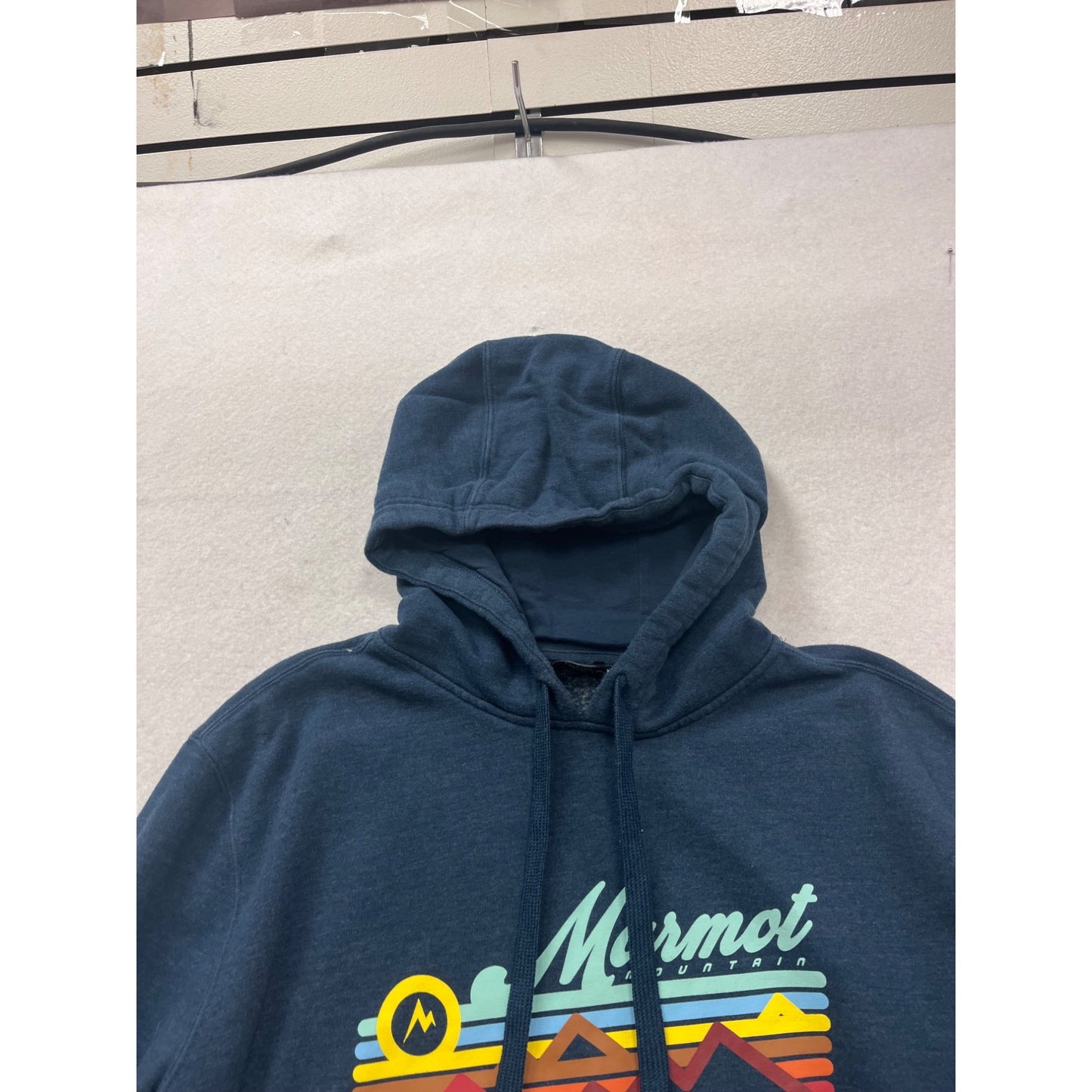 Marmot Mountain Hoodie XL Navy Pullover #284A