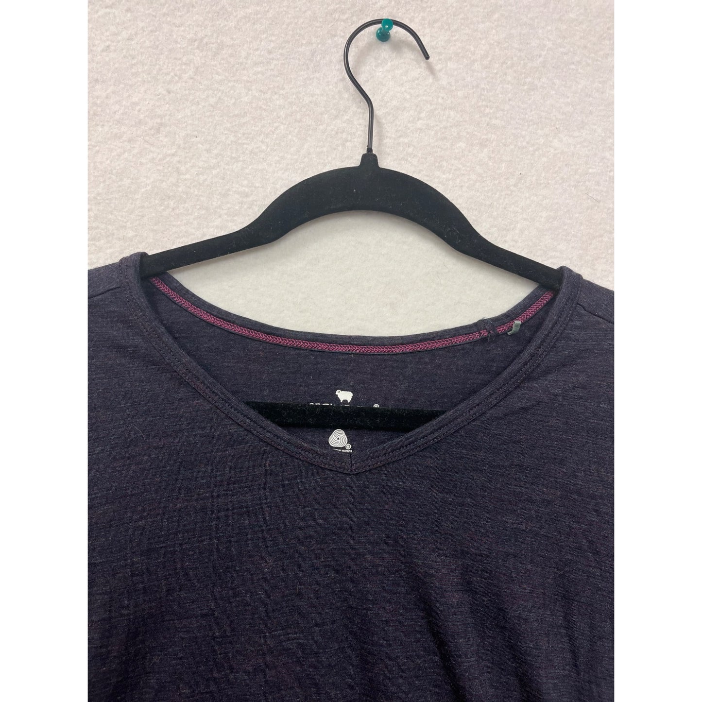 Women’s Seg’ments 100% Merino Wool Purple Top #6007