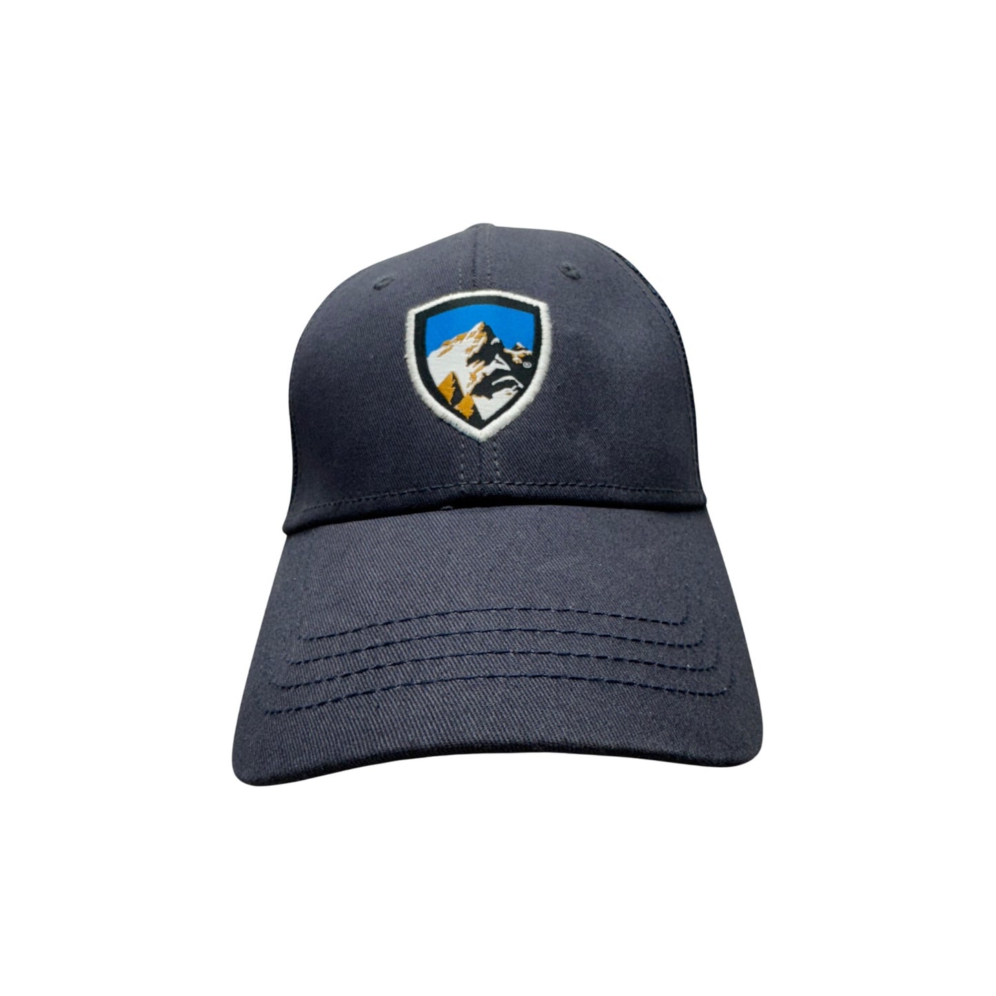 Kühl Navy Trucker Hat With Mountain Logo & Mesh Back Adjustable Snap #9854