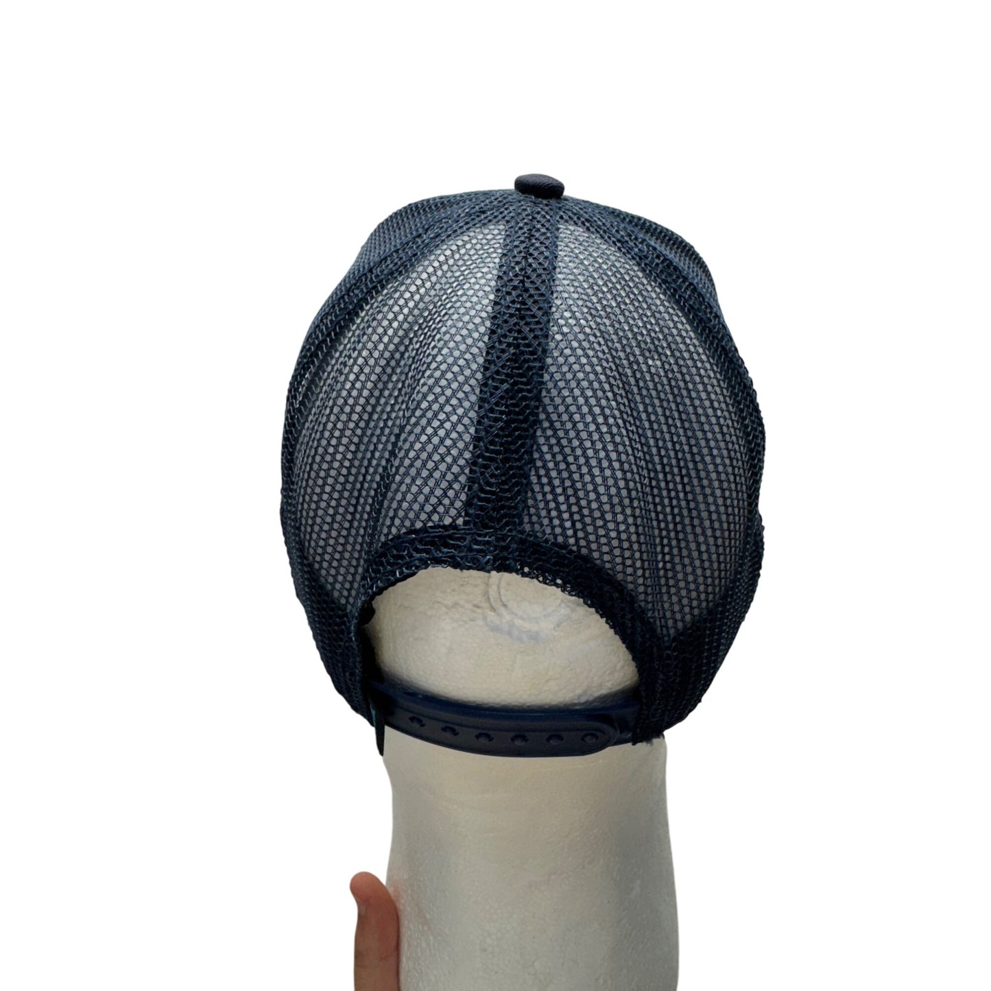 Kühl Navy Trucker Hat With Mountain Logo & Mesh Back Adjustable Snap #9854