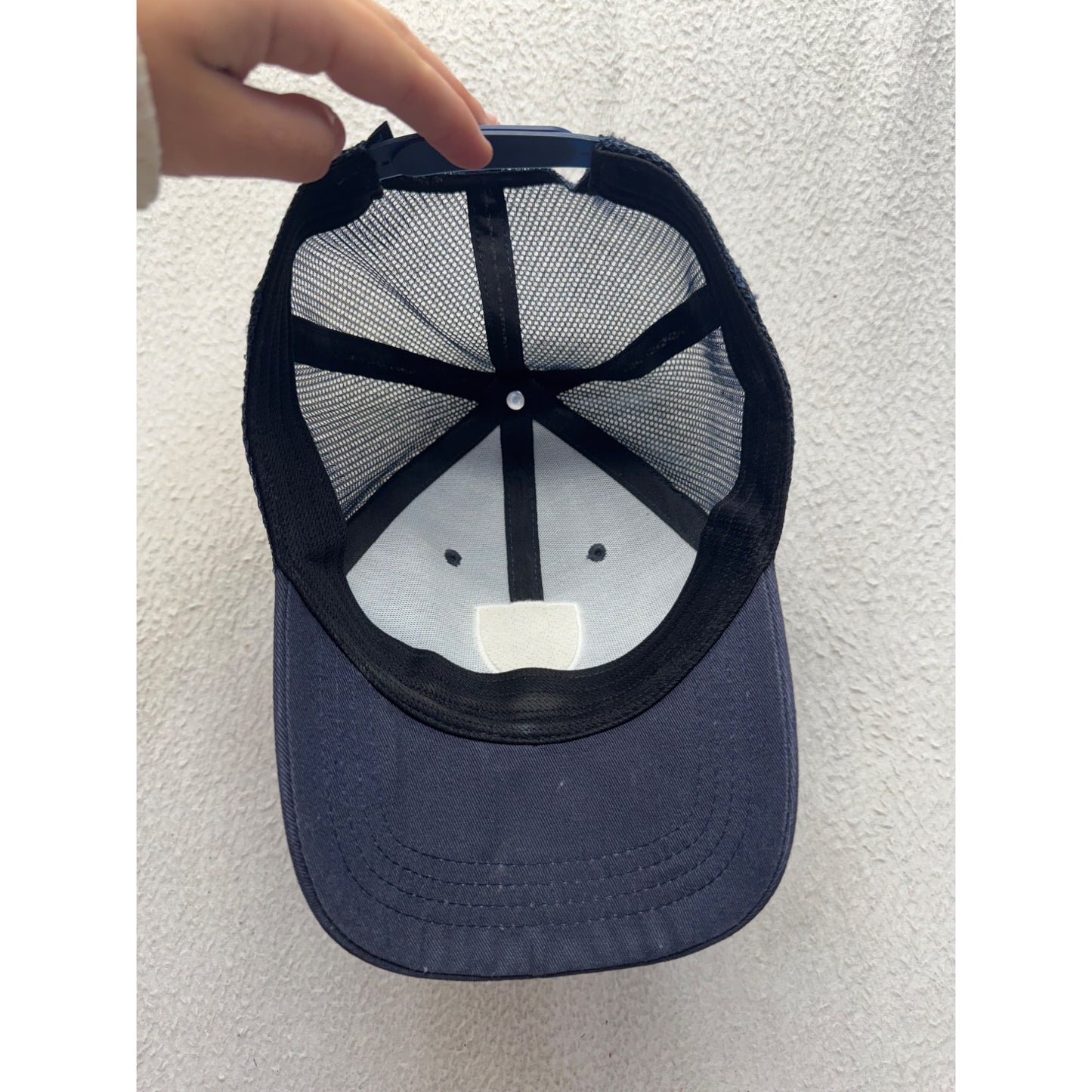 Kühl Navy Trucker Hat With Mountain Logo & Mesh Back Adjustable Snap #9854