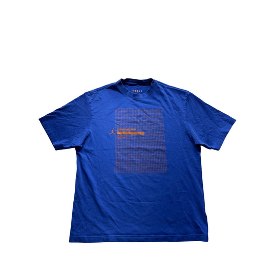 Mens Jordan 23 Engineered Blue Graphic T-Shirt M Cotton #9529