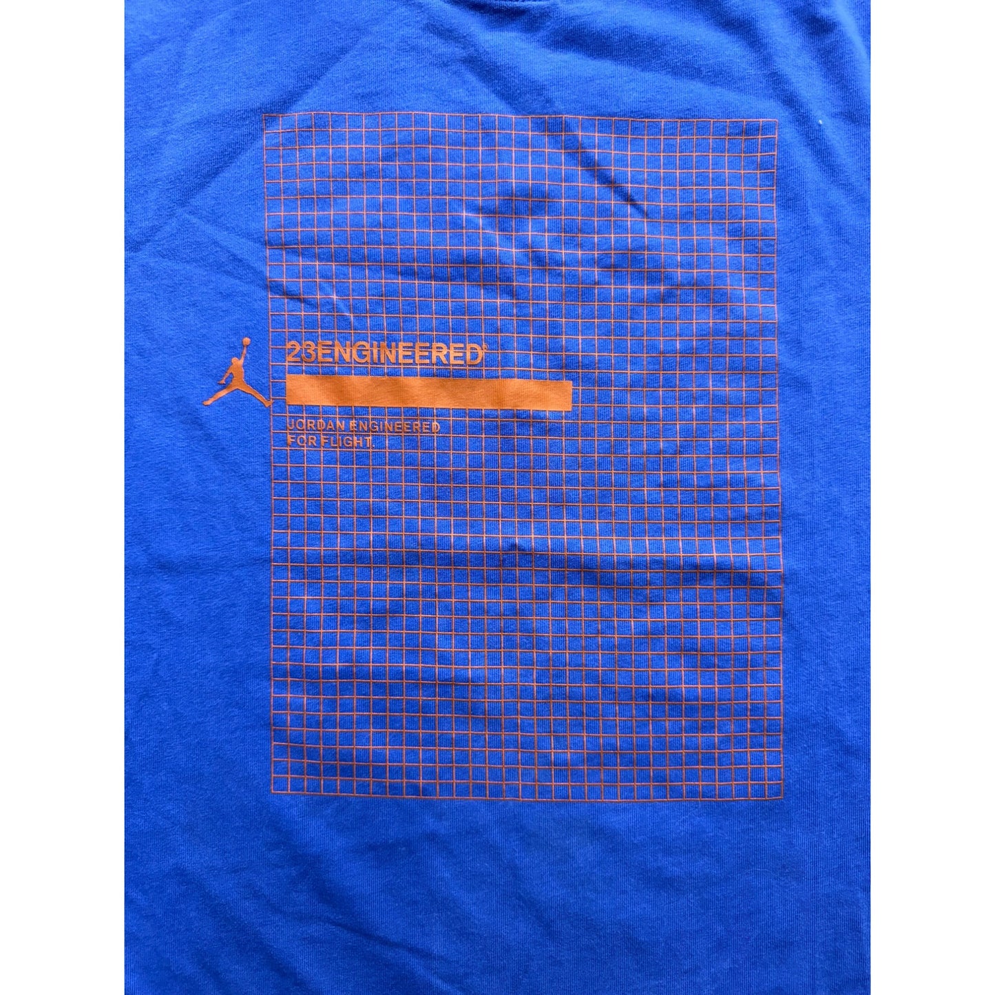 Mens Jordan 23 Engineered Blue Graphic T-Shirt M Cotton #9529