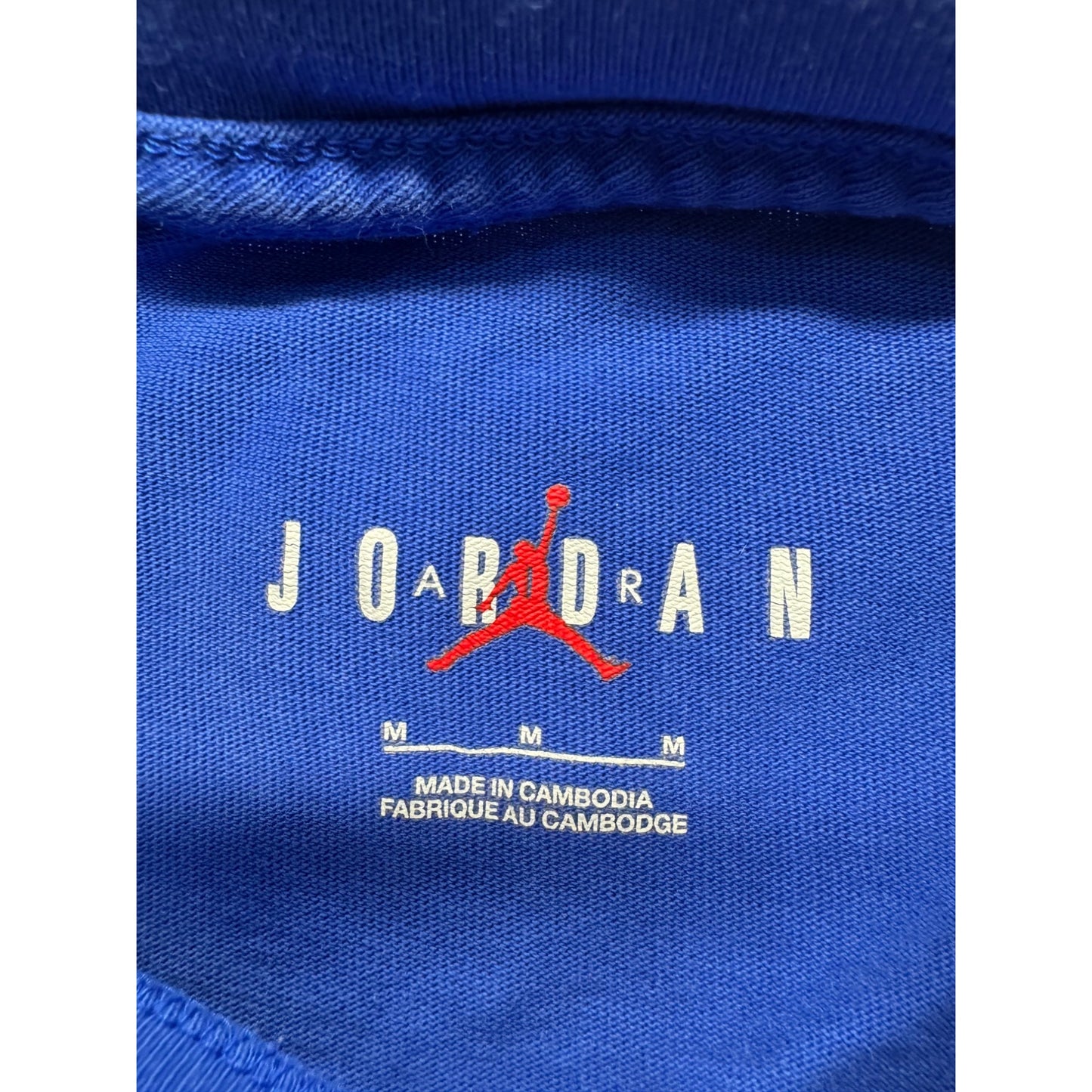 Mens Jordan 23 Engineered Blue Graphic T-Shirt M Cotton #9529