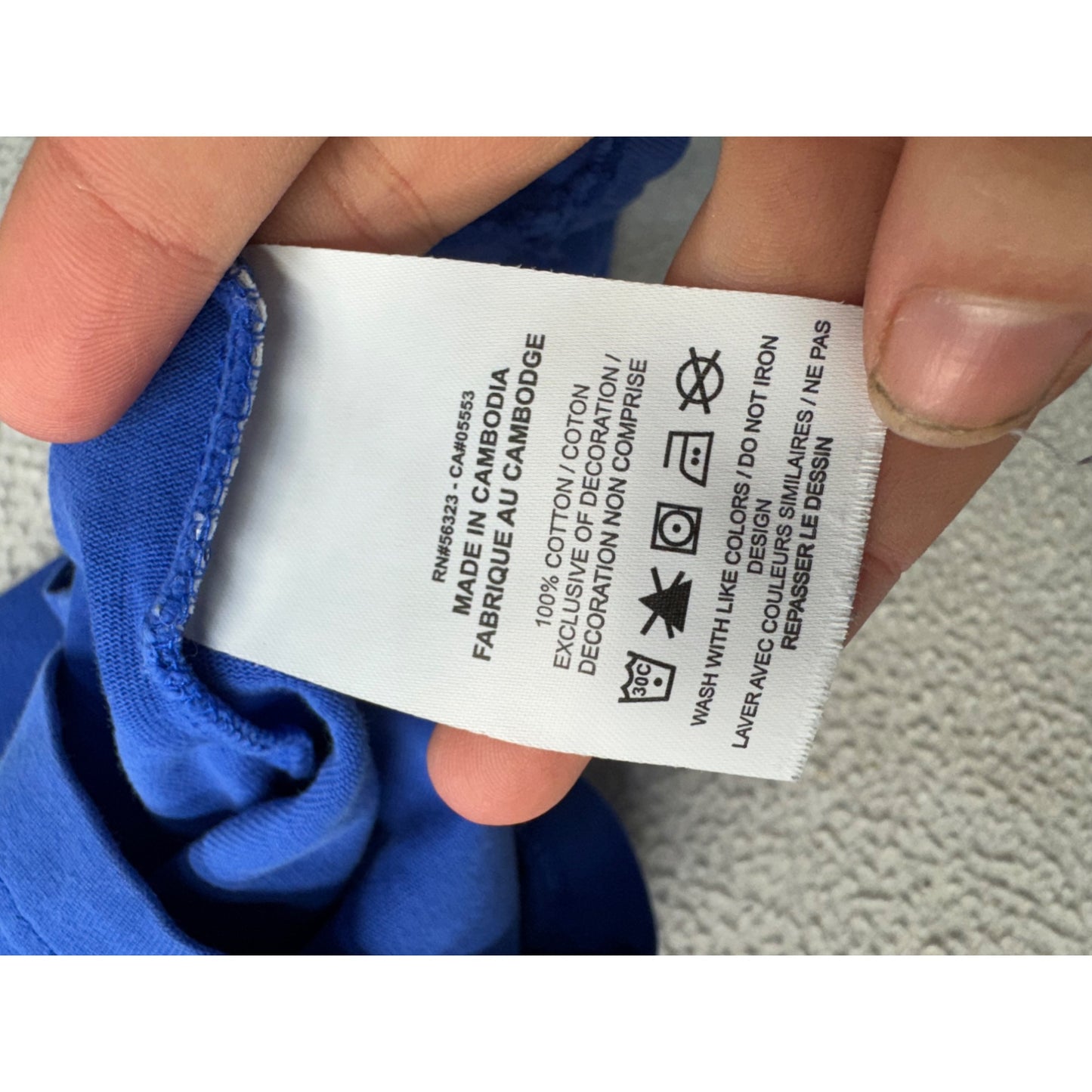 Mens Jordan 23 Engineered Blue Graphic T-Shirt M Cotton #9529