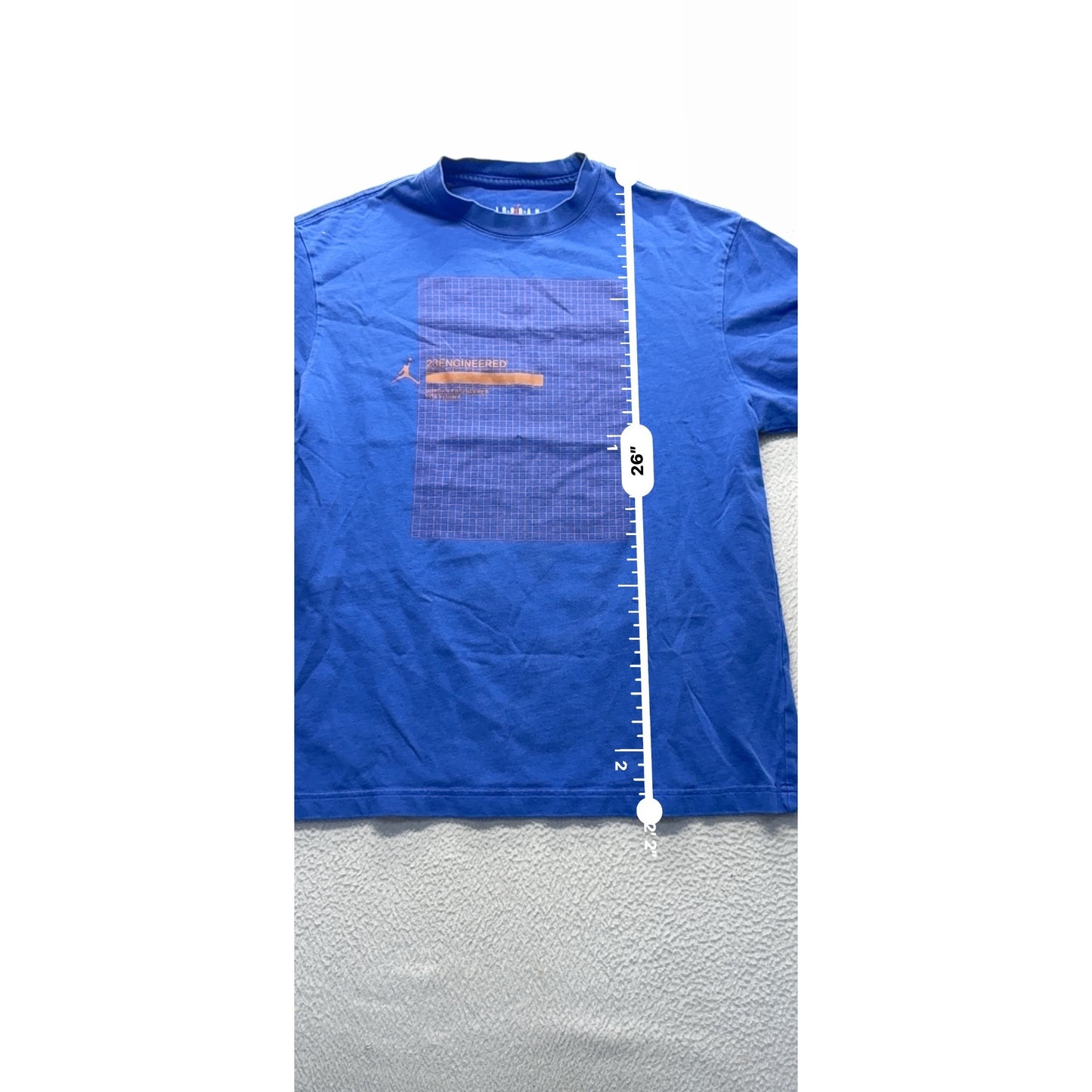 Mens Jordan 23 Engineered Blue Graphic T-Shirt M Cotton #9529