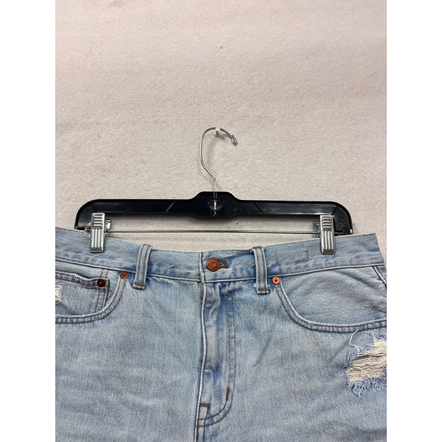 Madewell Relaxed Denim Shorts Size 28 Light Wash #333A