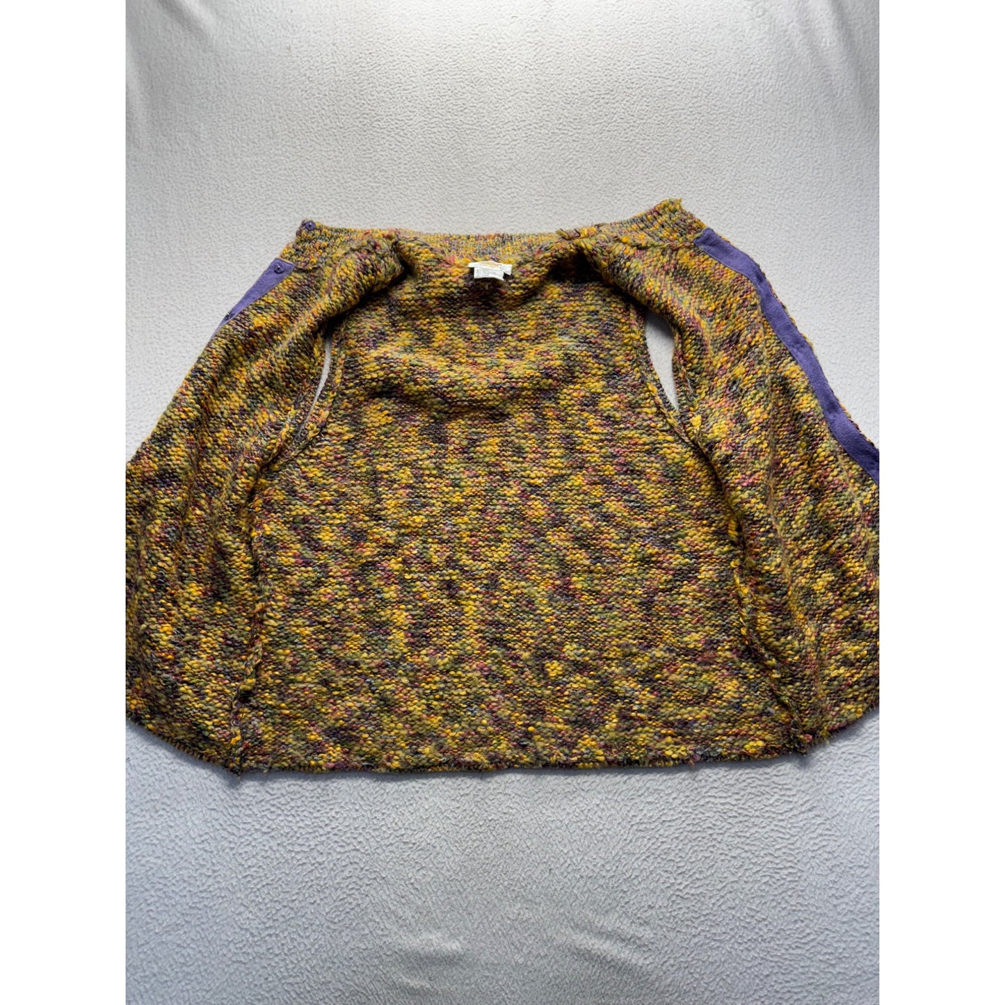 Talbots Petite Multicolor Sleeveless Wool Blend Knit Sweater Vest #9779