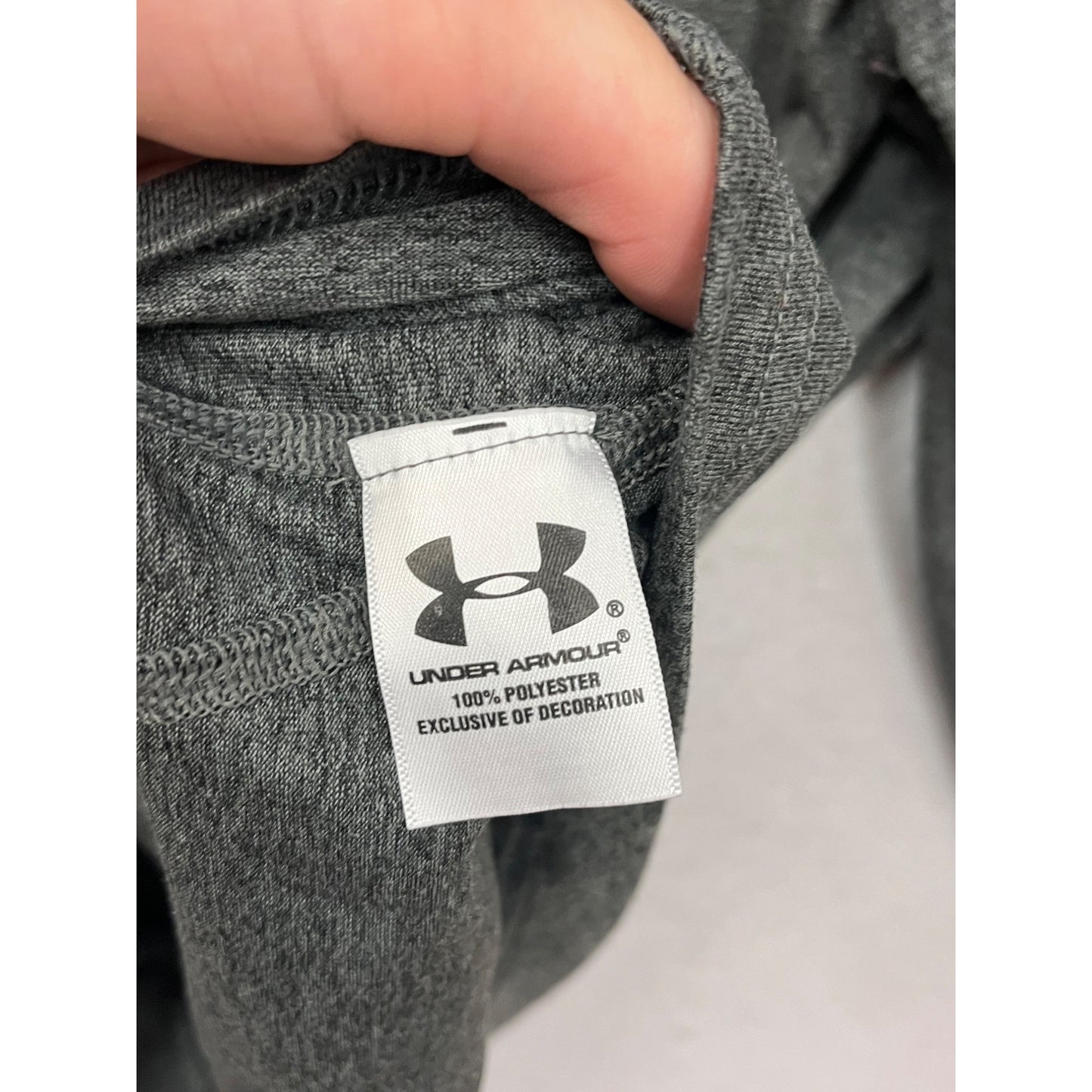 Under Armour Notre Dame Long-Sleeve Loose Fit Gray Shirt LG #8932