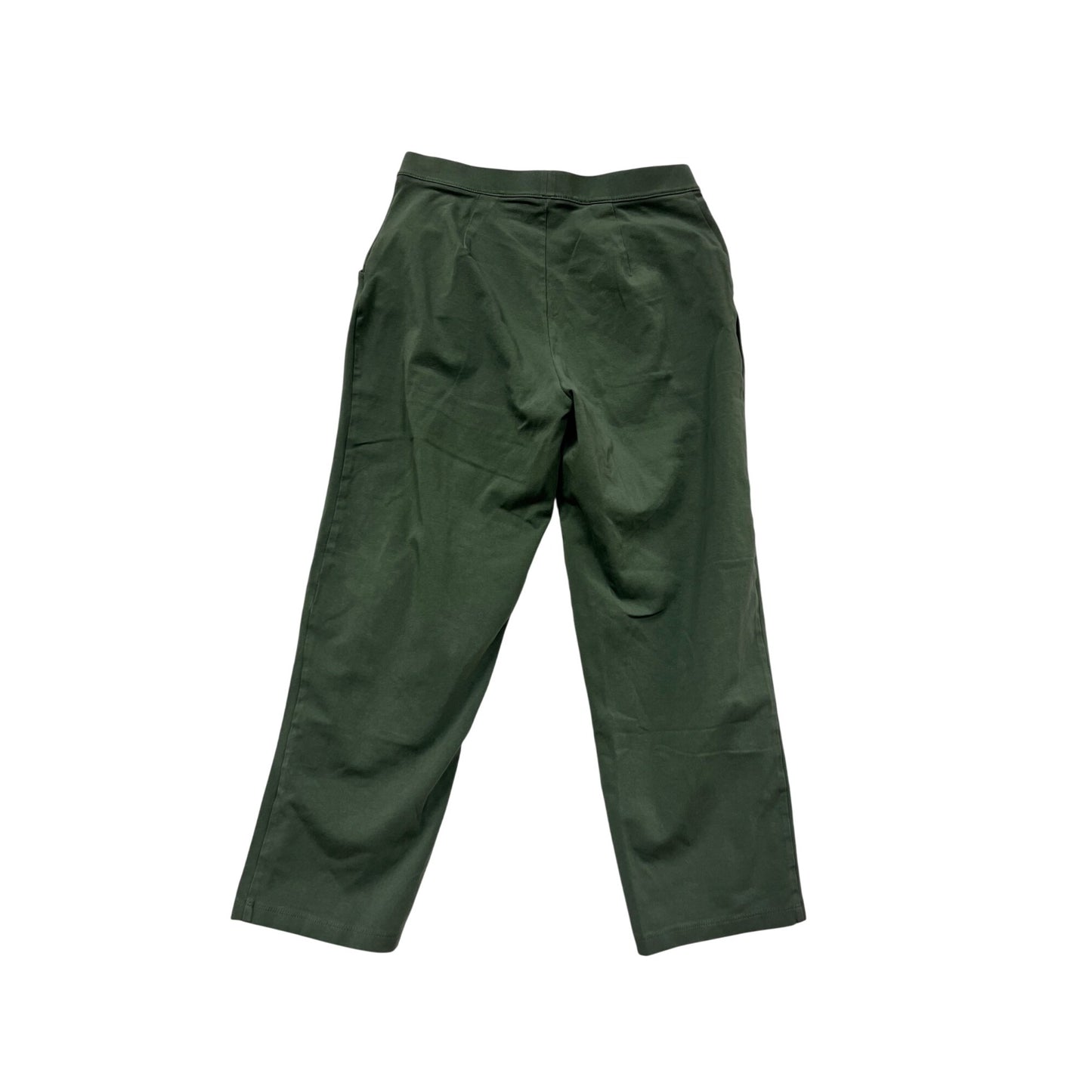 L.L.Bean Dark Green Cotton Blend Pants Size S Regular #416A