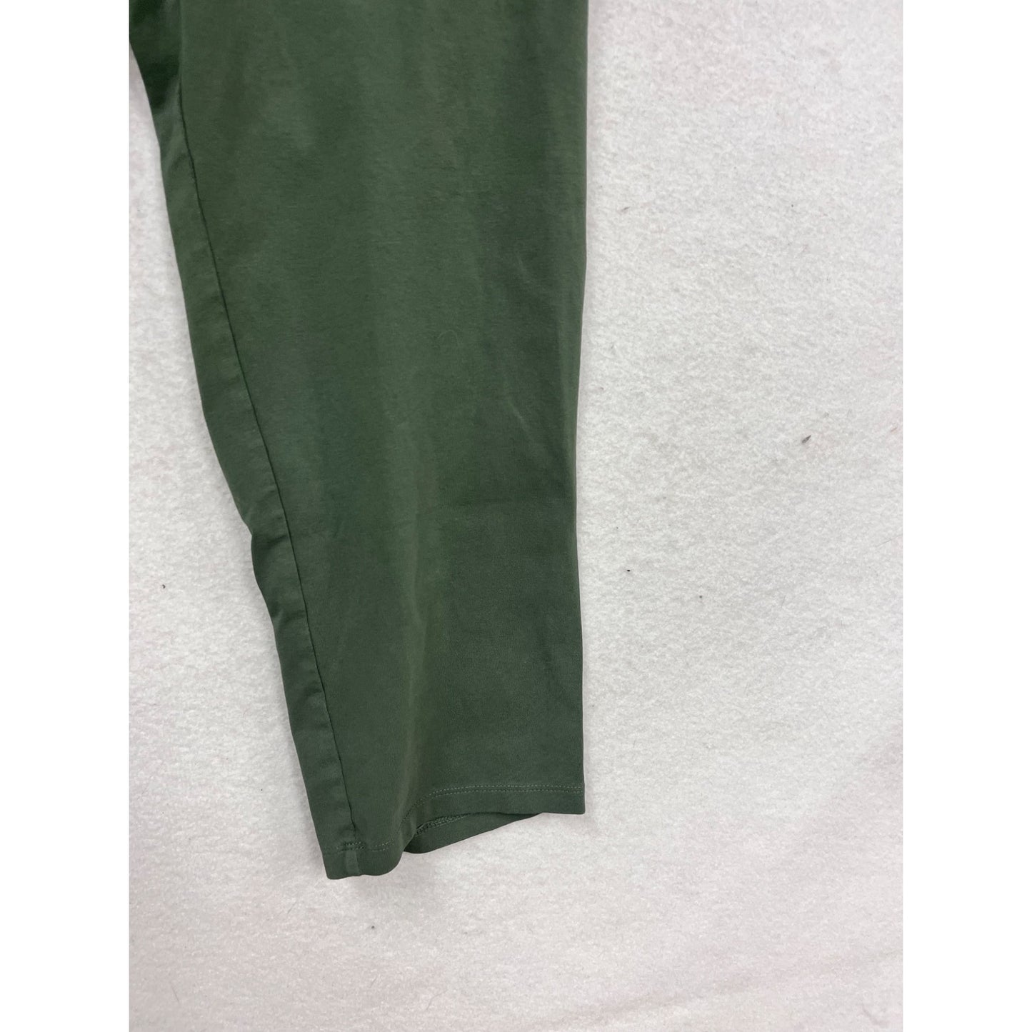 L.L.Bean Dark Green Cotton Blend Pants Size S Regular #416A