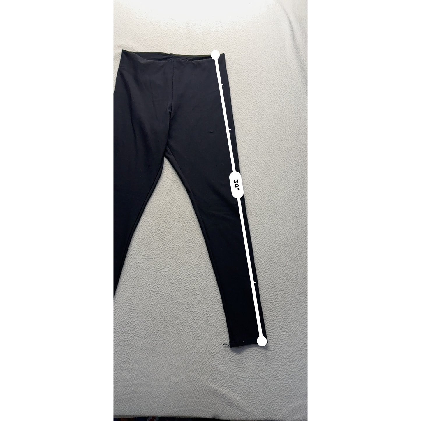 Commando Control Black High-Waisted Shaping Leggings XL Nylon Blend 34" #9771