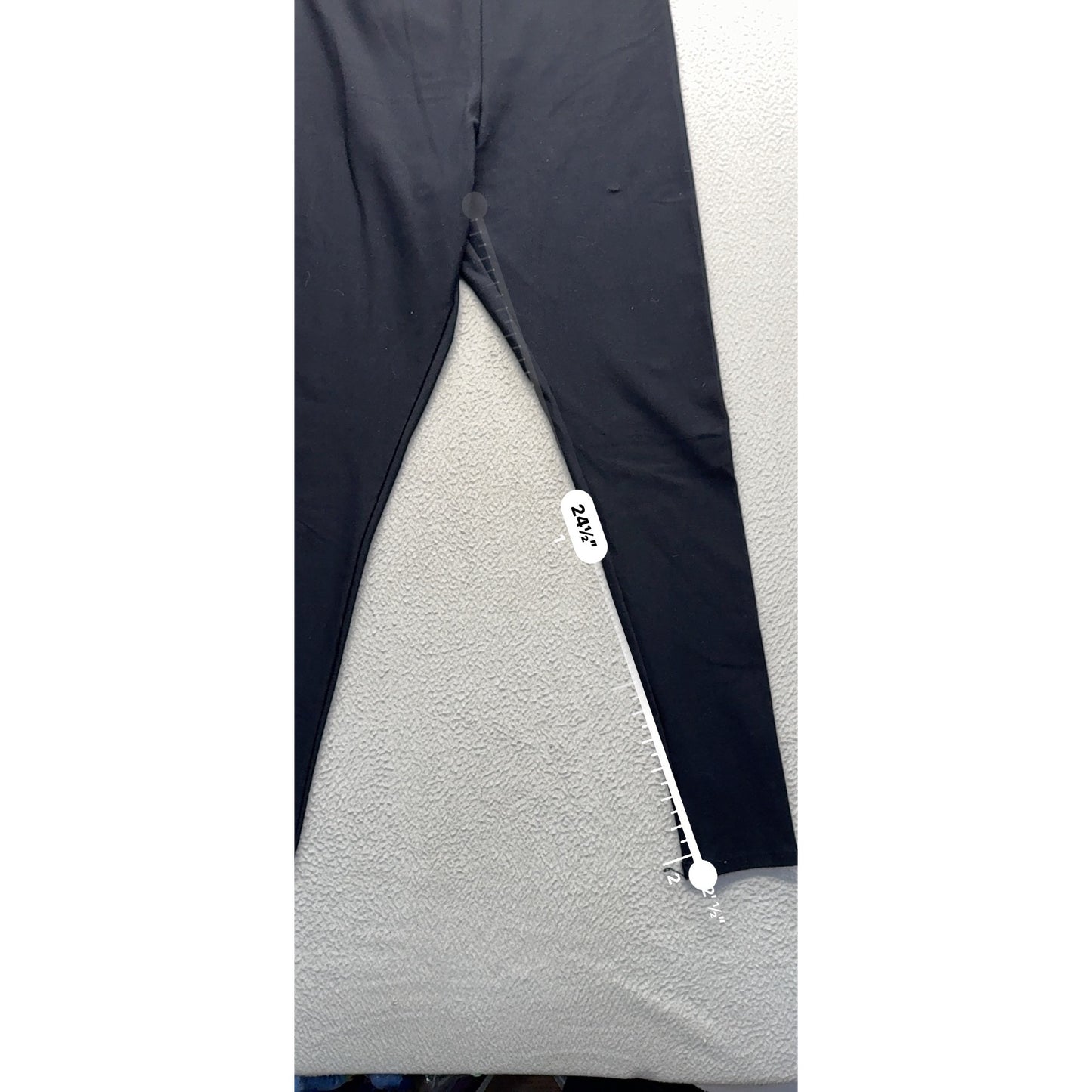 Commando Control Black High-Waisted Shaping Leggings XL Nylon Blend 34" #9771