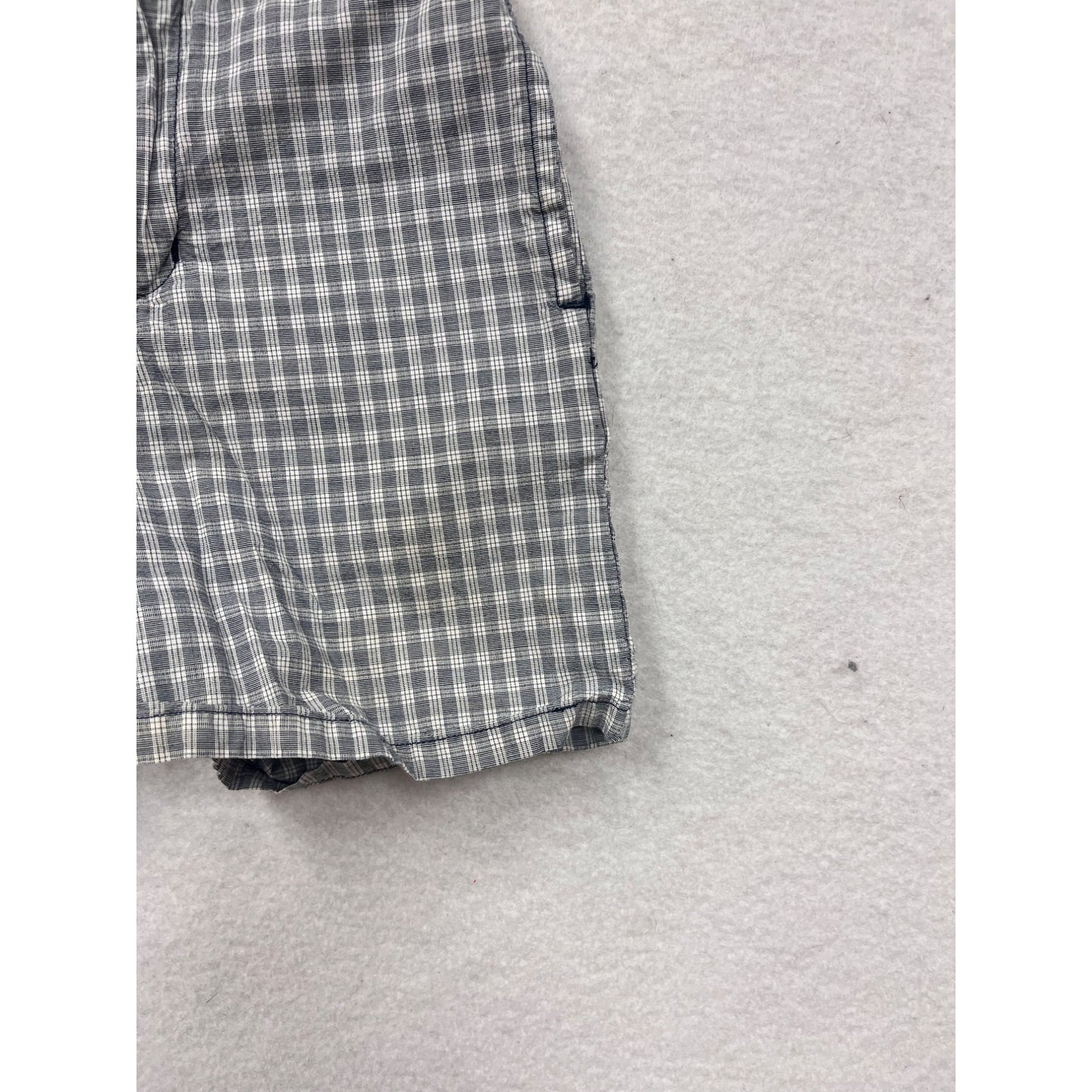 Ralph Lauren Boys Gray & White Plaid Shorts Size 2T #8185