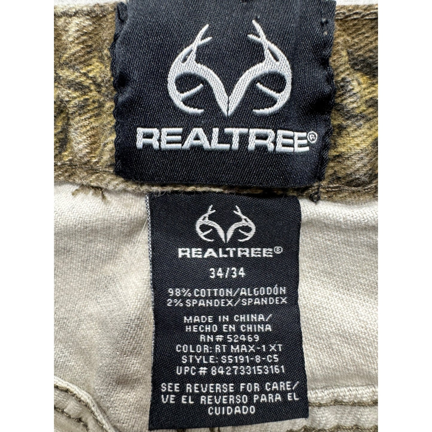 Men’s Realtree Camouflage Jeans #5508