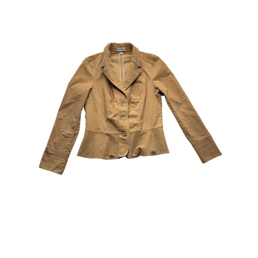 St. Johns Bay Womens Medium Corduroy Button-Up Blazer #7594
