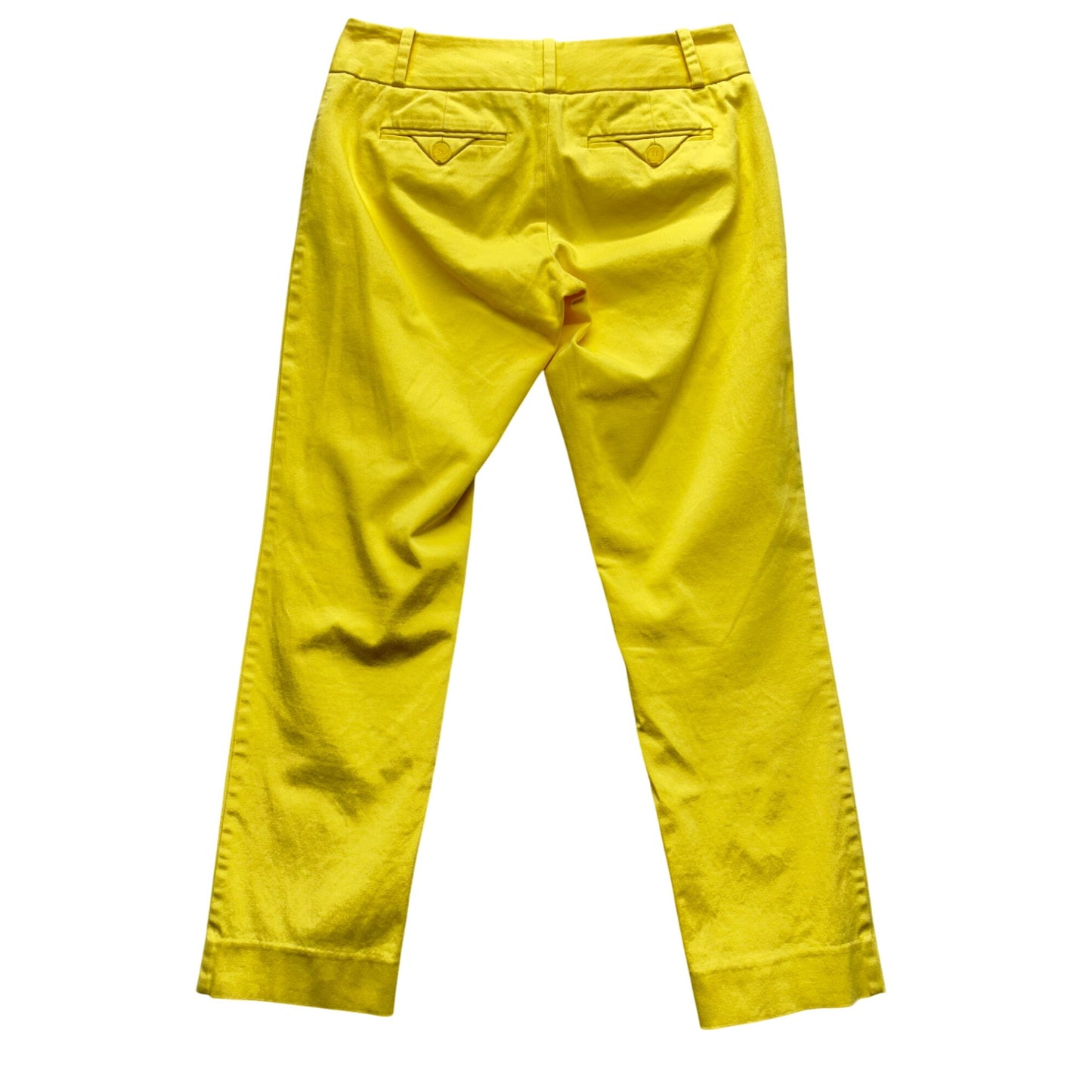 The Limited Yellow Straight Leg Ankle Pants Size 0 #162B