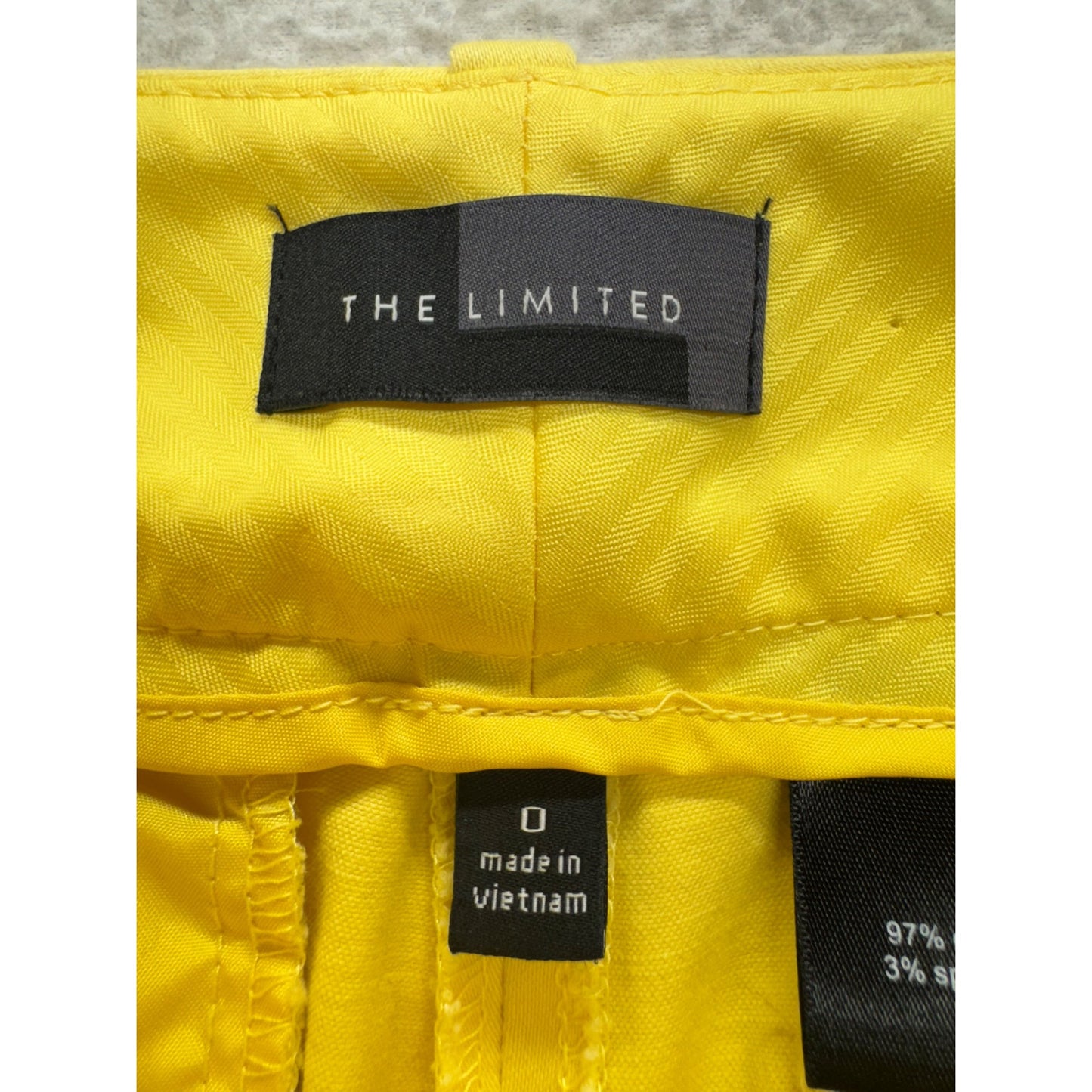 The Limited Yellow Straight Leg Ankle Pants Size 0 #162B