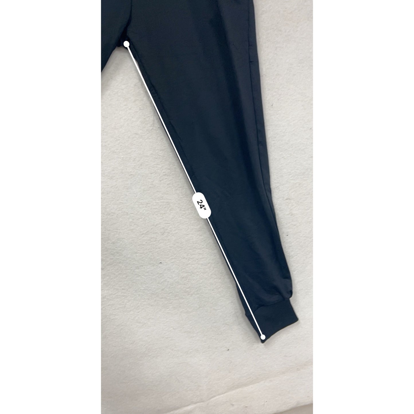 SoulCycle Black Joggers With "Athlete Warrior Soul" Print XS #8137