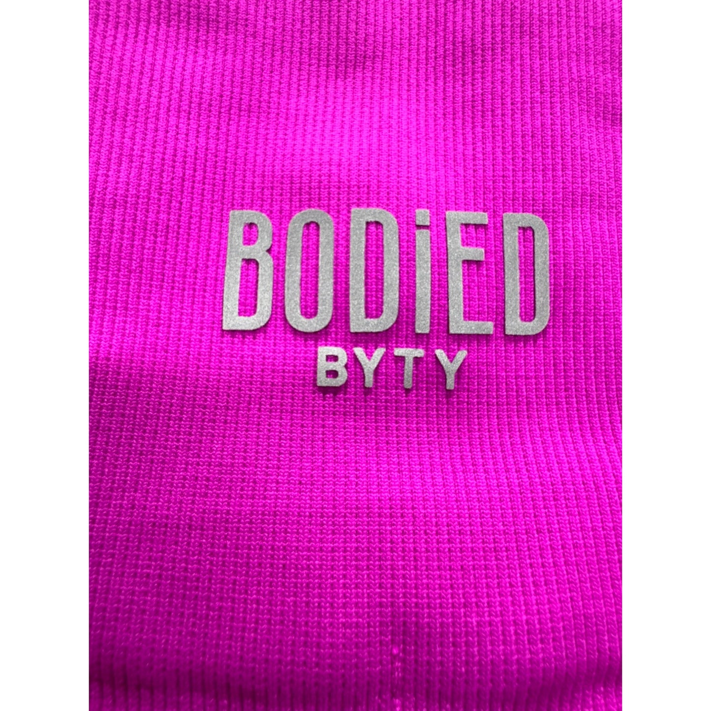 High-Waisted Active Leggings Bodied ByTy Purple Stretch Seamless 315B