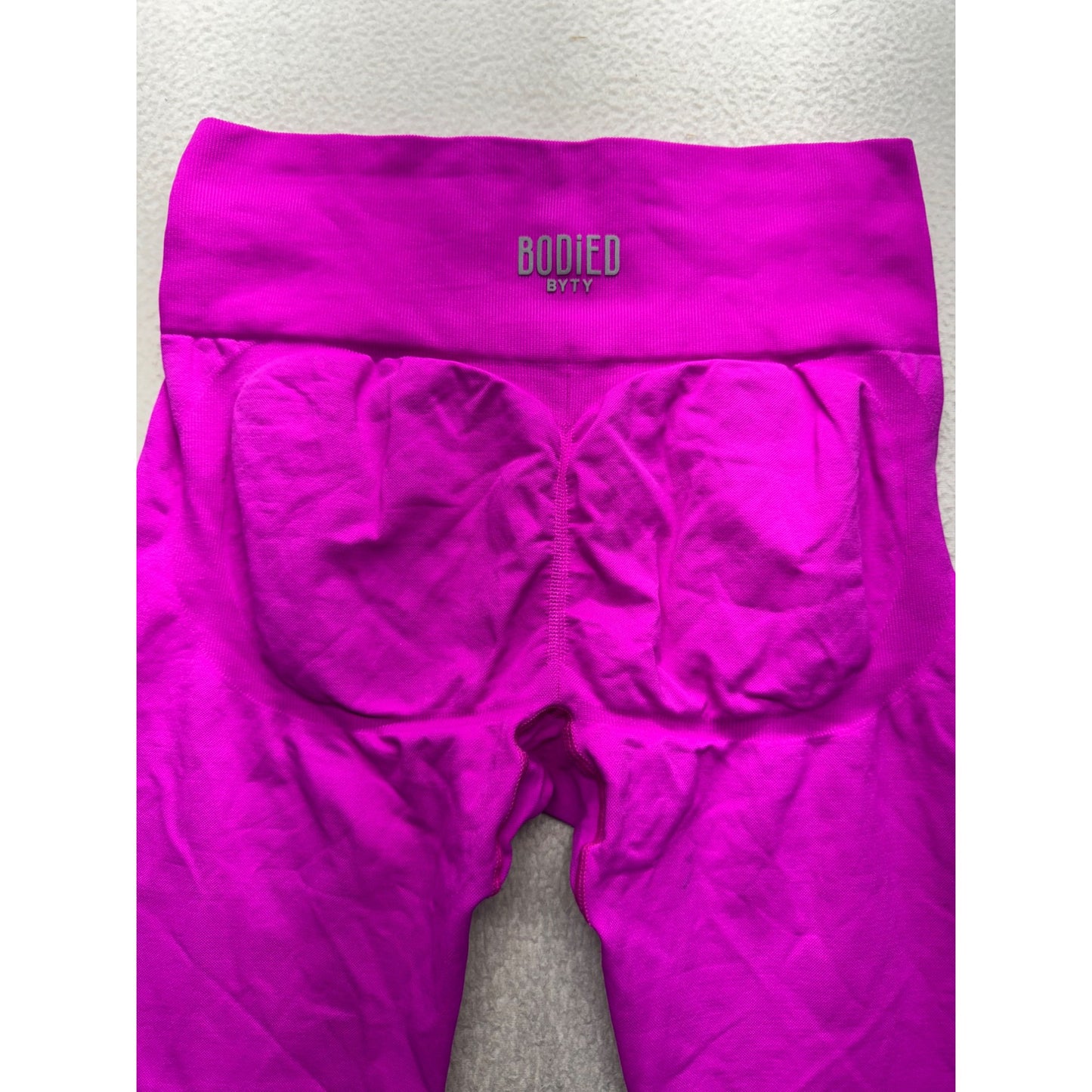 High-Waisted Active Leggings Bodied ByTy Purple Stretch Seamless 315B