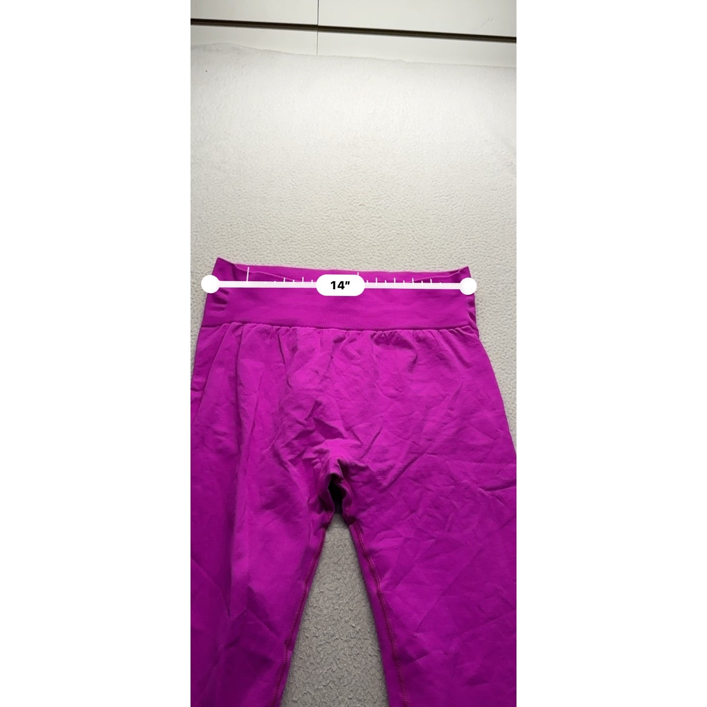 High-Waisted Active Leggings Bodied ByTy Purple Stretch Seamless 315B