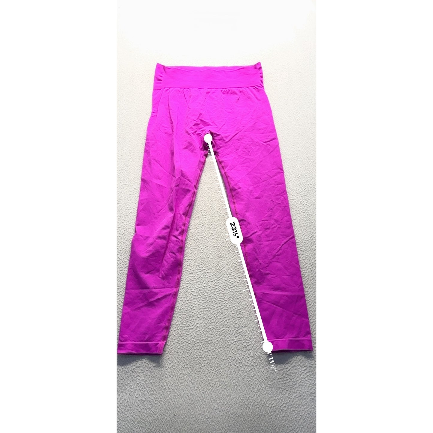 High-Waisted Active Leggings Bodied ByTy Purple Stretch Seamless 315B