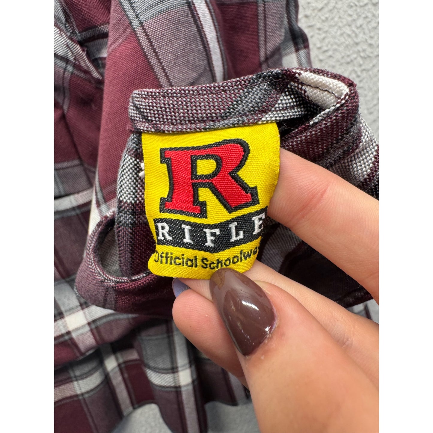 Sleeveless Plaid Jumper Dress By Rifle Official Schoolwear 276B