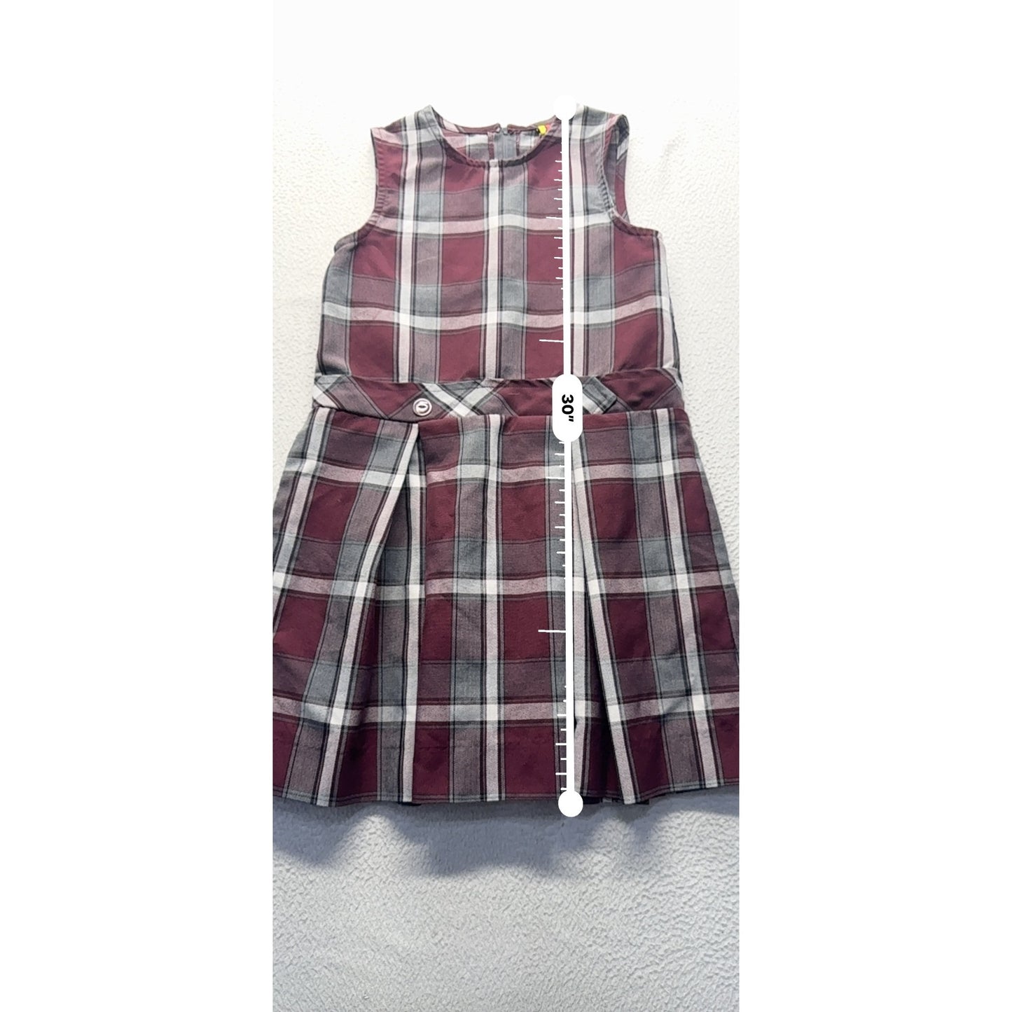 Sleeveless Plaid Jumper Dress By Rifle Official Schoolwear 276B