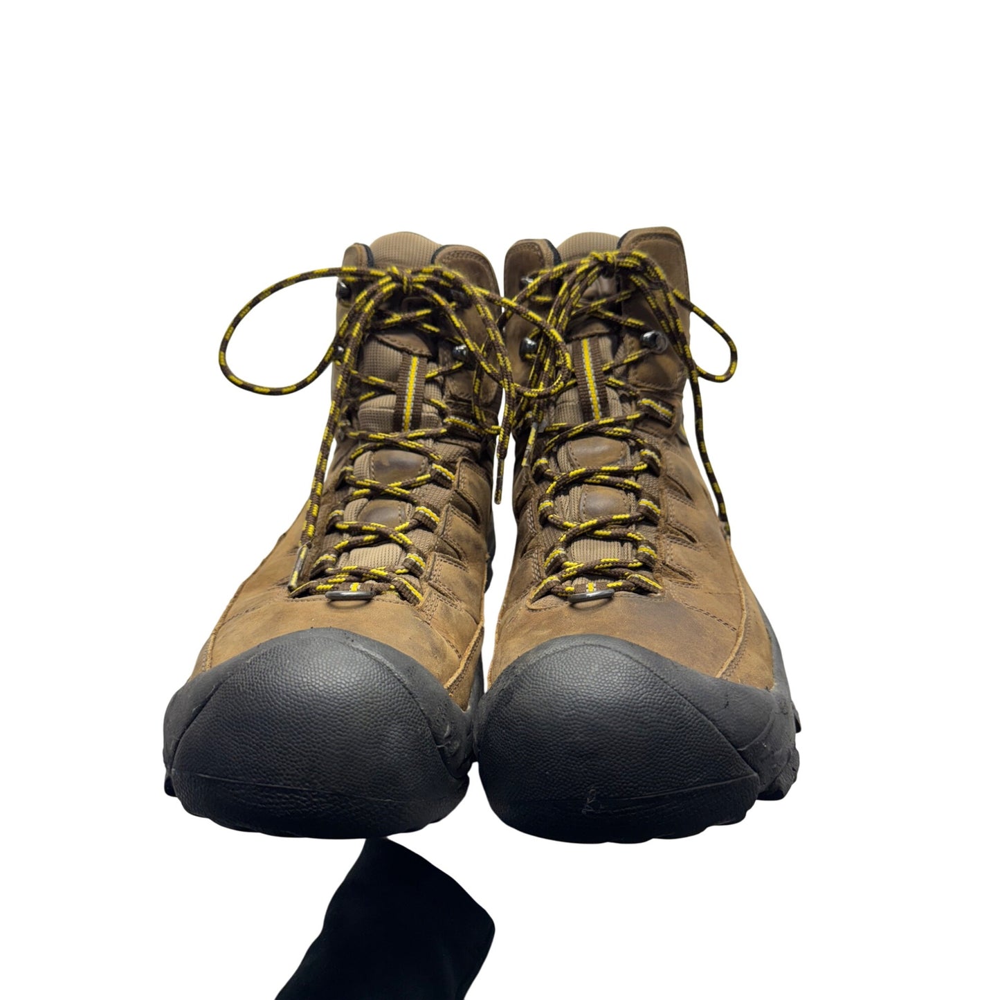 Keen Waterproof Brown Hiking Boots Size 10 Lace-Up Outdoor Shoes #143B