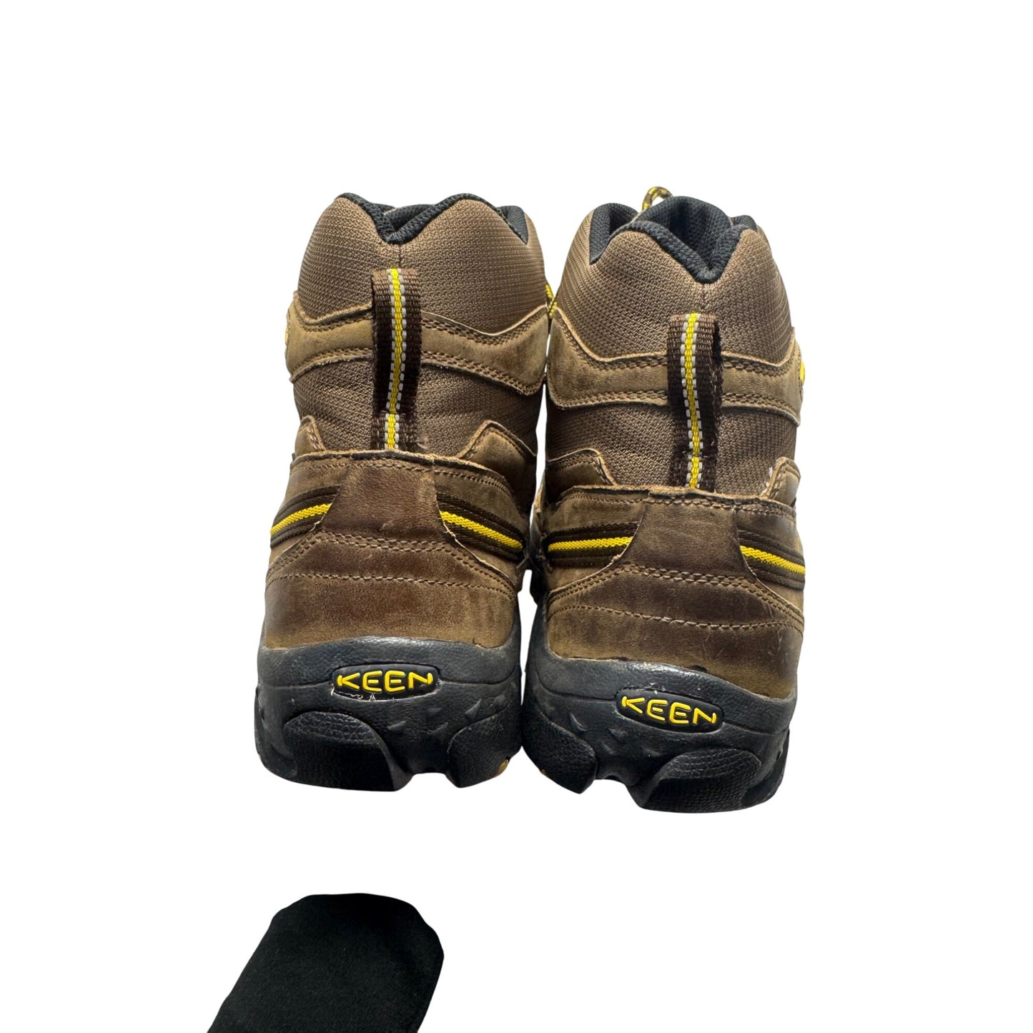 Keen Waterproof Brown Hiking Boots Size 10 Lace-Up Outdoor Shoes #143B