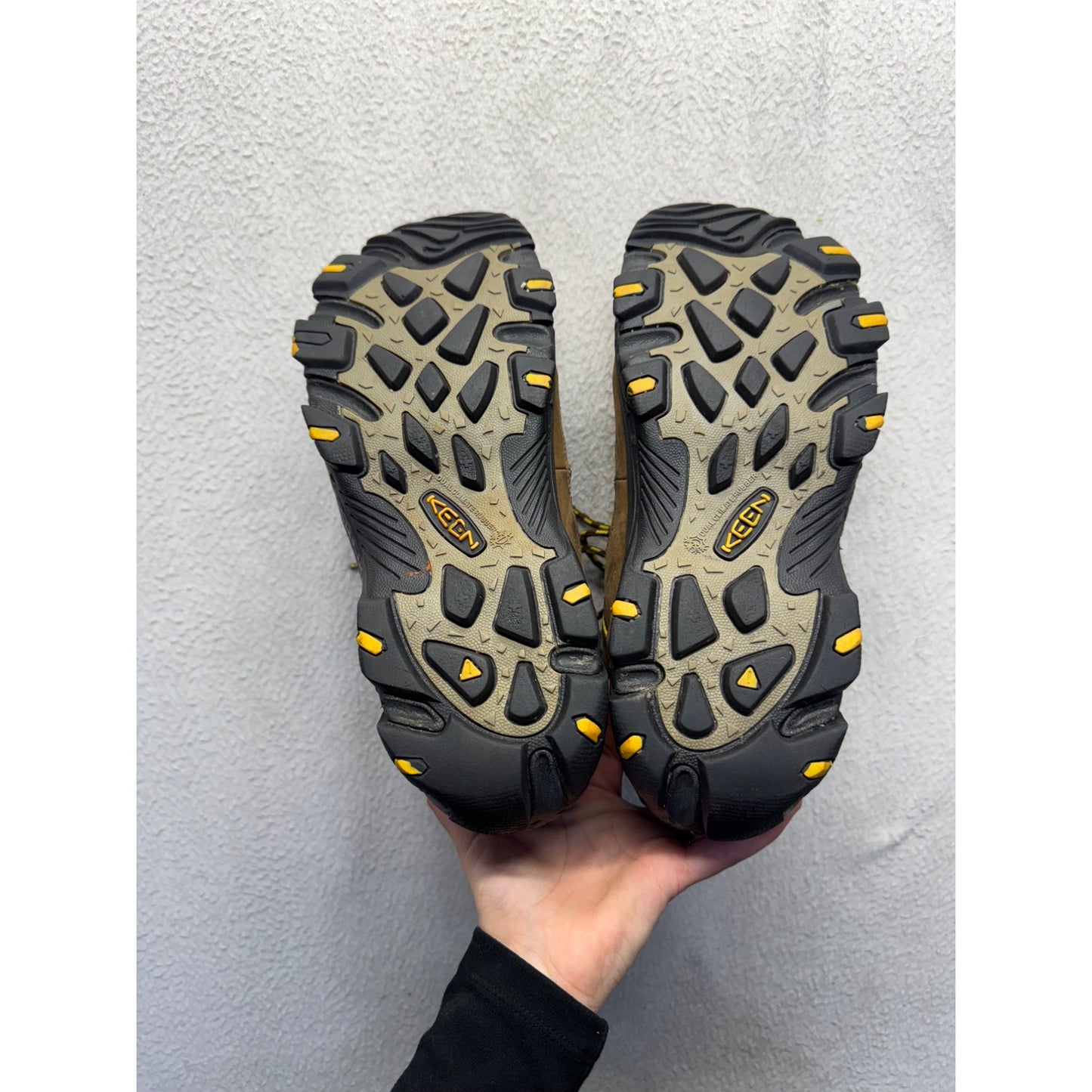 Keen Waterproof Brown Hiking Boots Size 10 Lace-Up Outdoor Shoes #143B