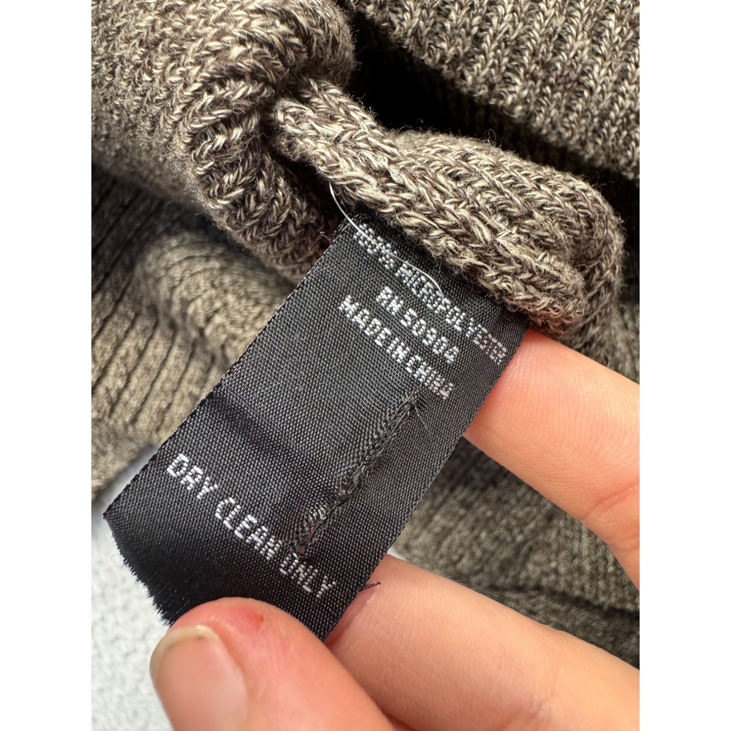 Pronti Mens Striped Half-Zip Sweater XL Brown & Beige Cotton Blend 9426