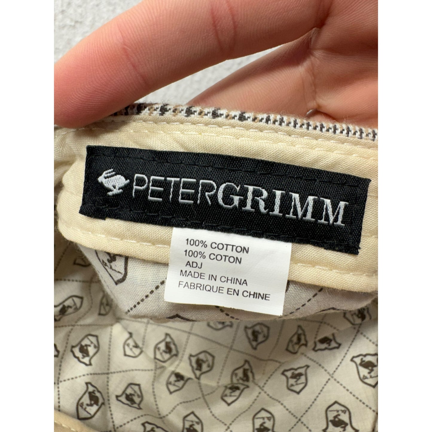 Peter Grimm Plaid Hat#5604