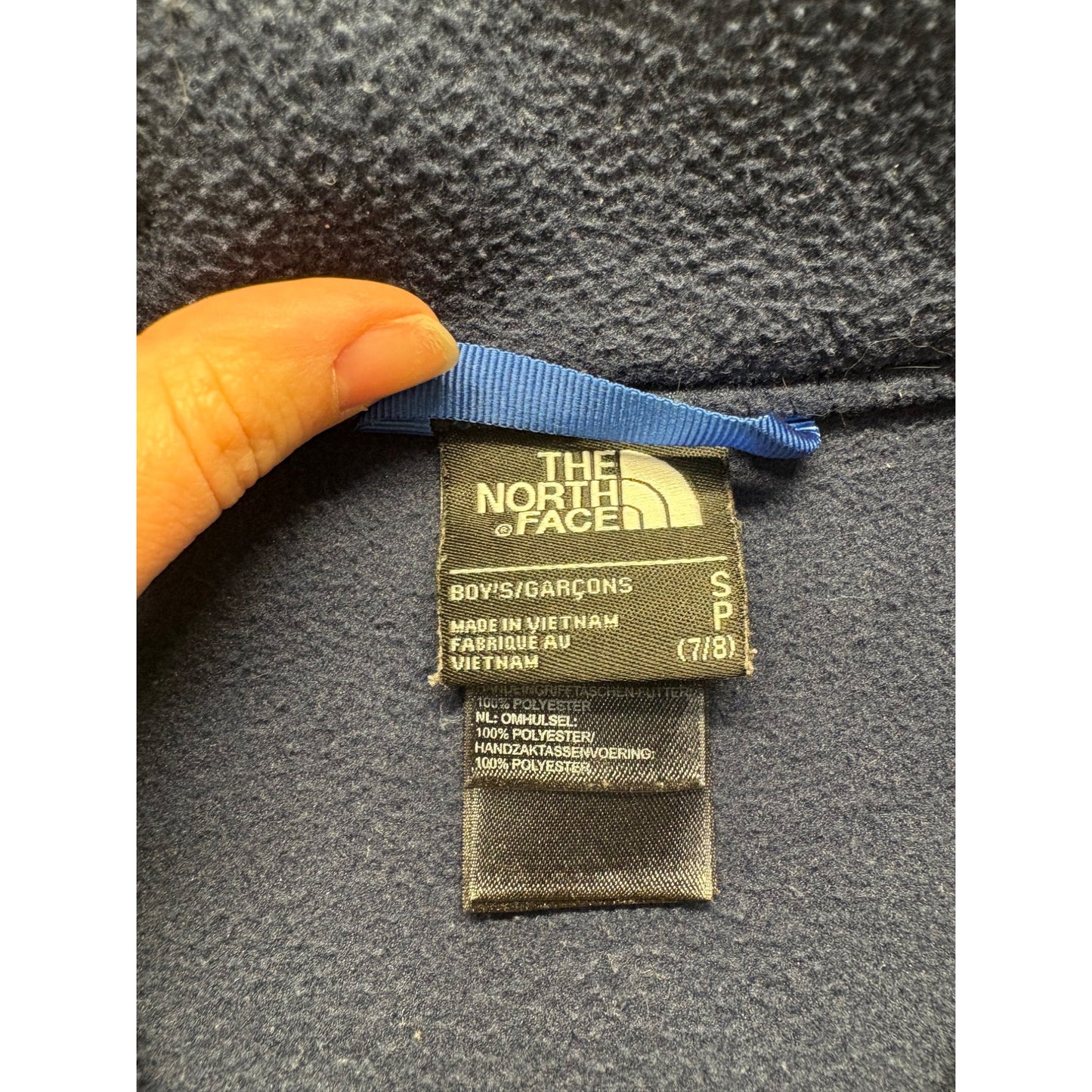 The North Face Boys Navy Fleece Full-Zip #7523