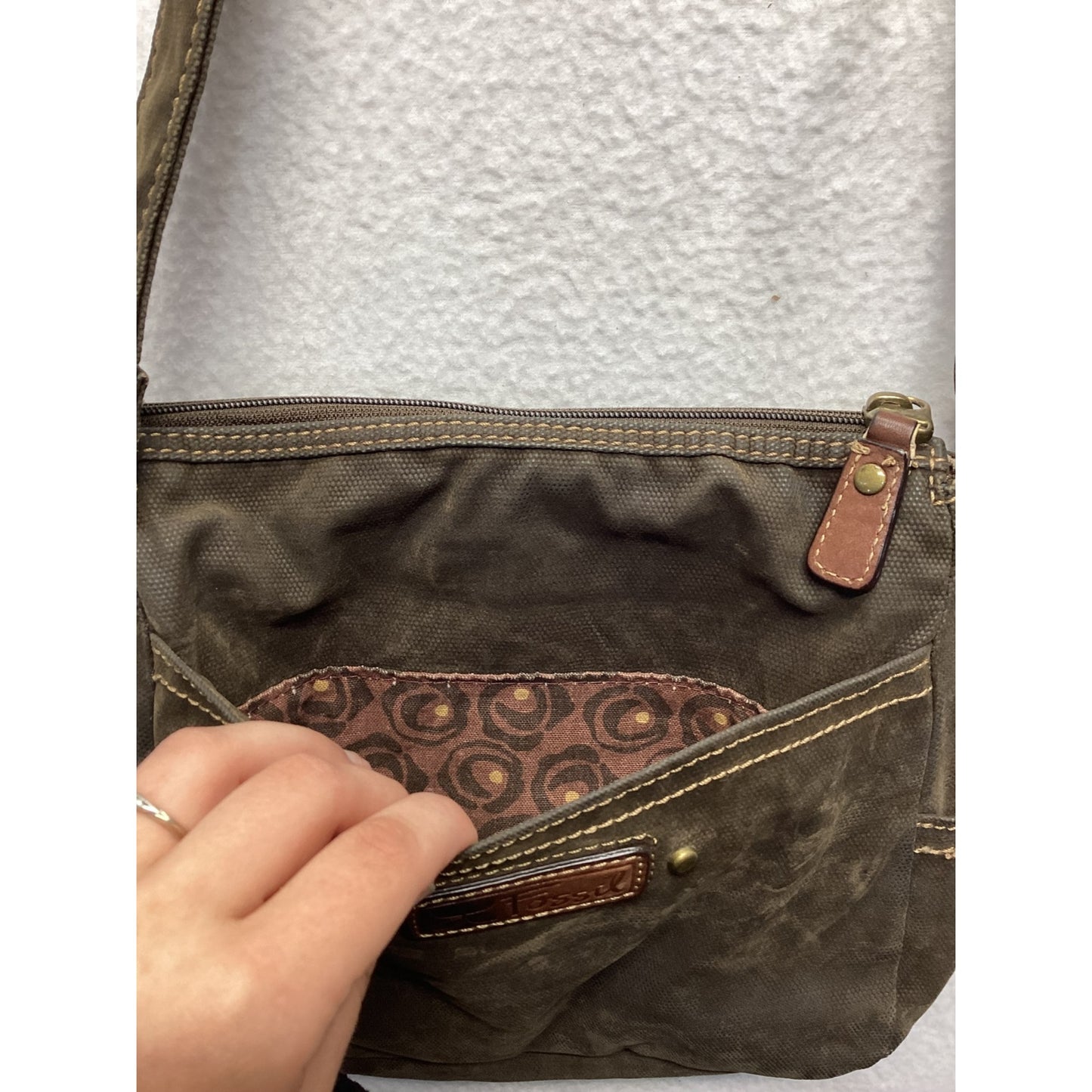 Vintage Fossil Crossbody bag