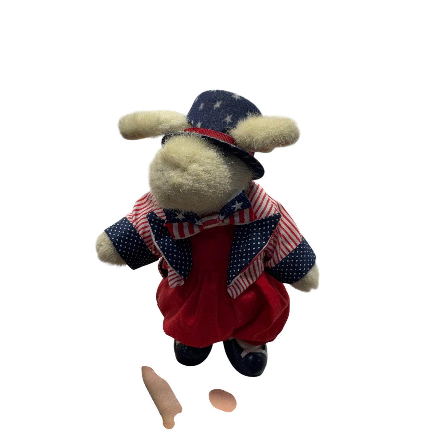 Hoppy Vanderhare Patriotic Plush Rabbit With Hat & Bow Tie 1996 #9866