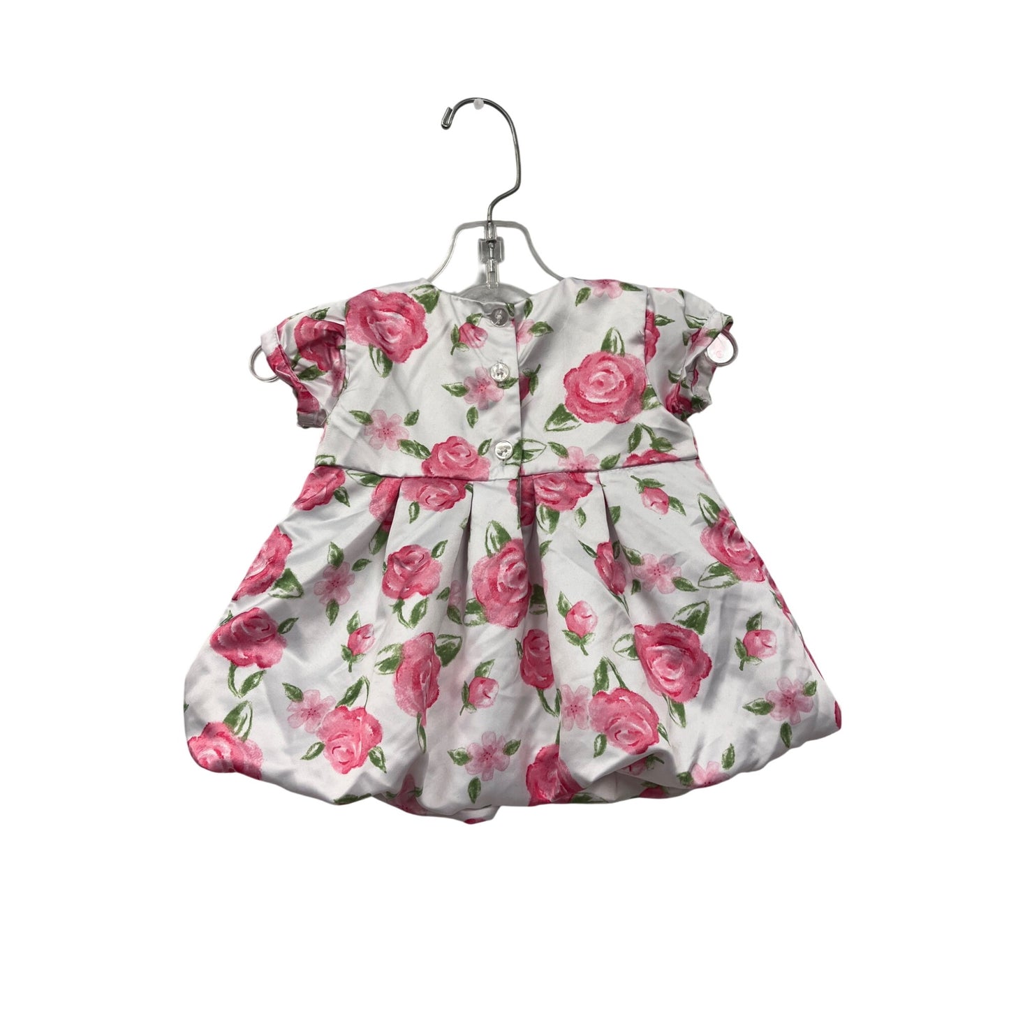 Baby Girl 0-3M Small Wonders Rose Print Dress #6518