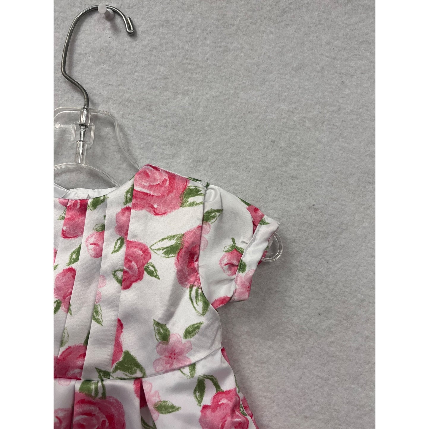 Baby Girl 0-3M Small Wonders Rose Print Dress #6518