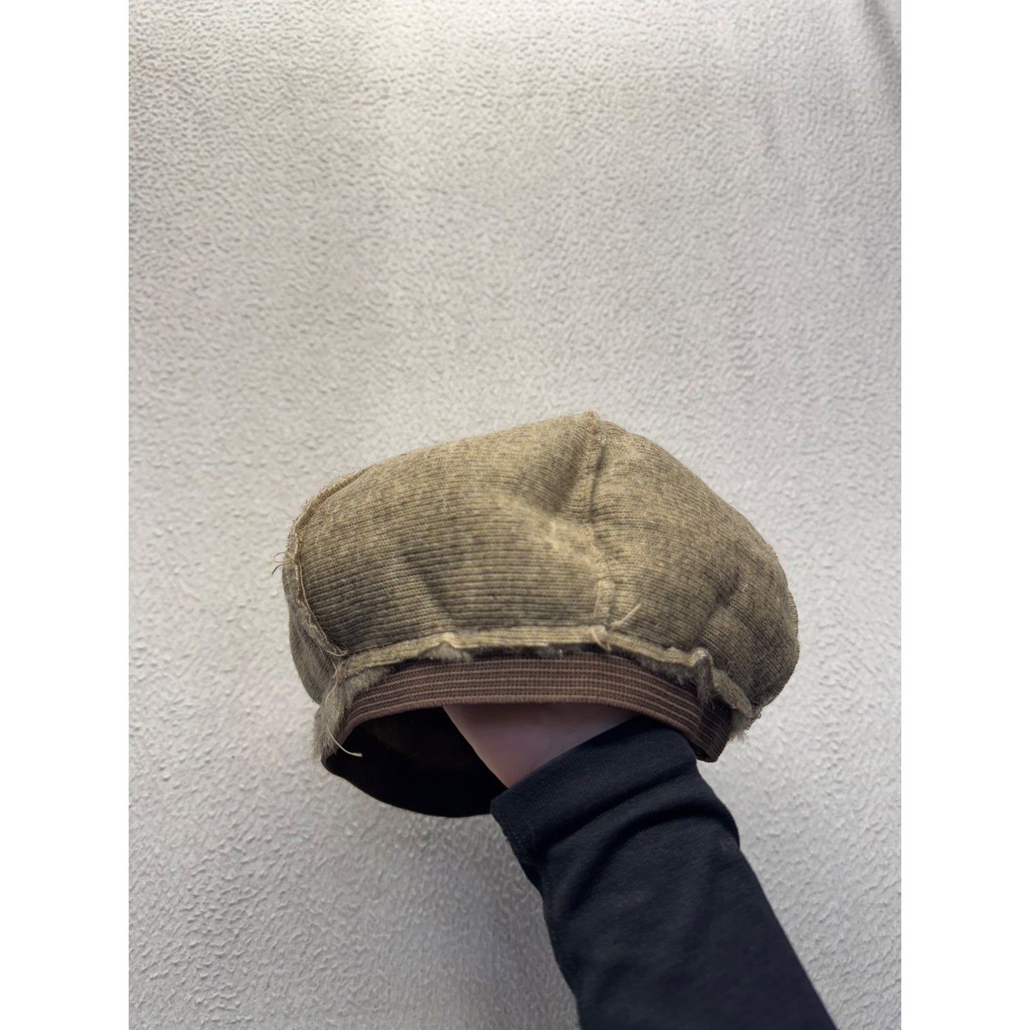 Vintage Faux Fur Brown Winter Hat Warm Lined Cap #9700