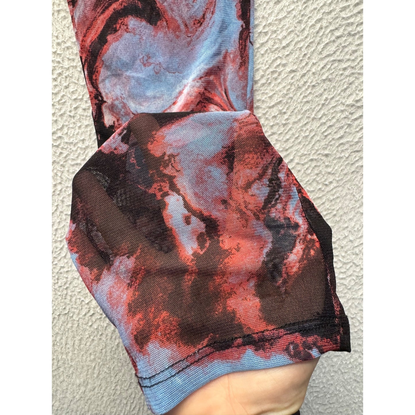 Marble Print Stretch Pants #319B