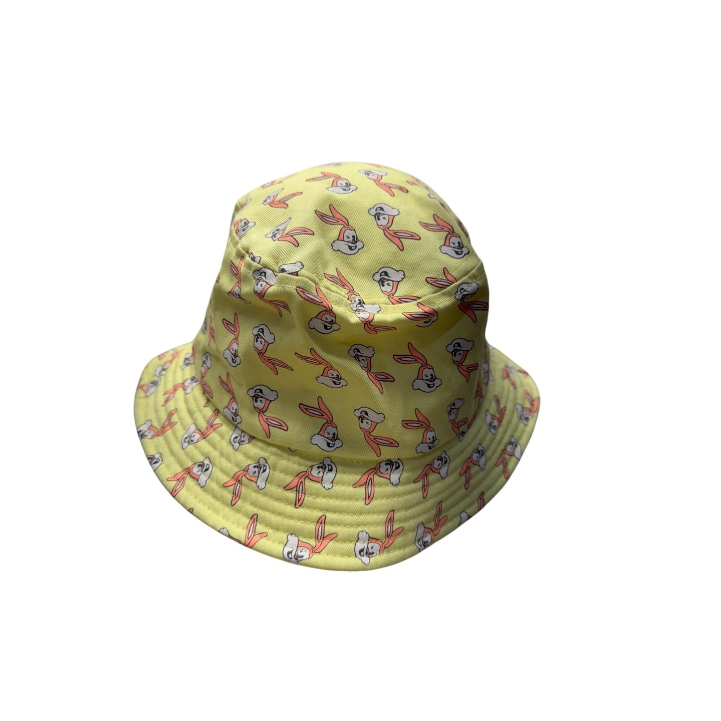 Bugs Bunny Yellow Cartoon Print Bucket Hat Lightweight & Casual Design #9856