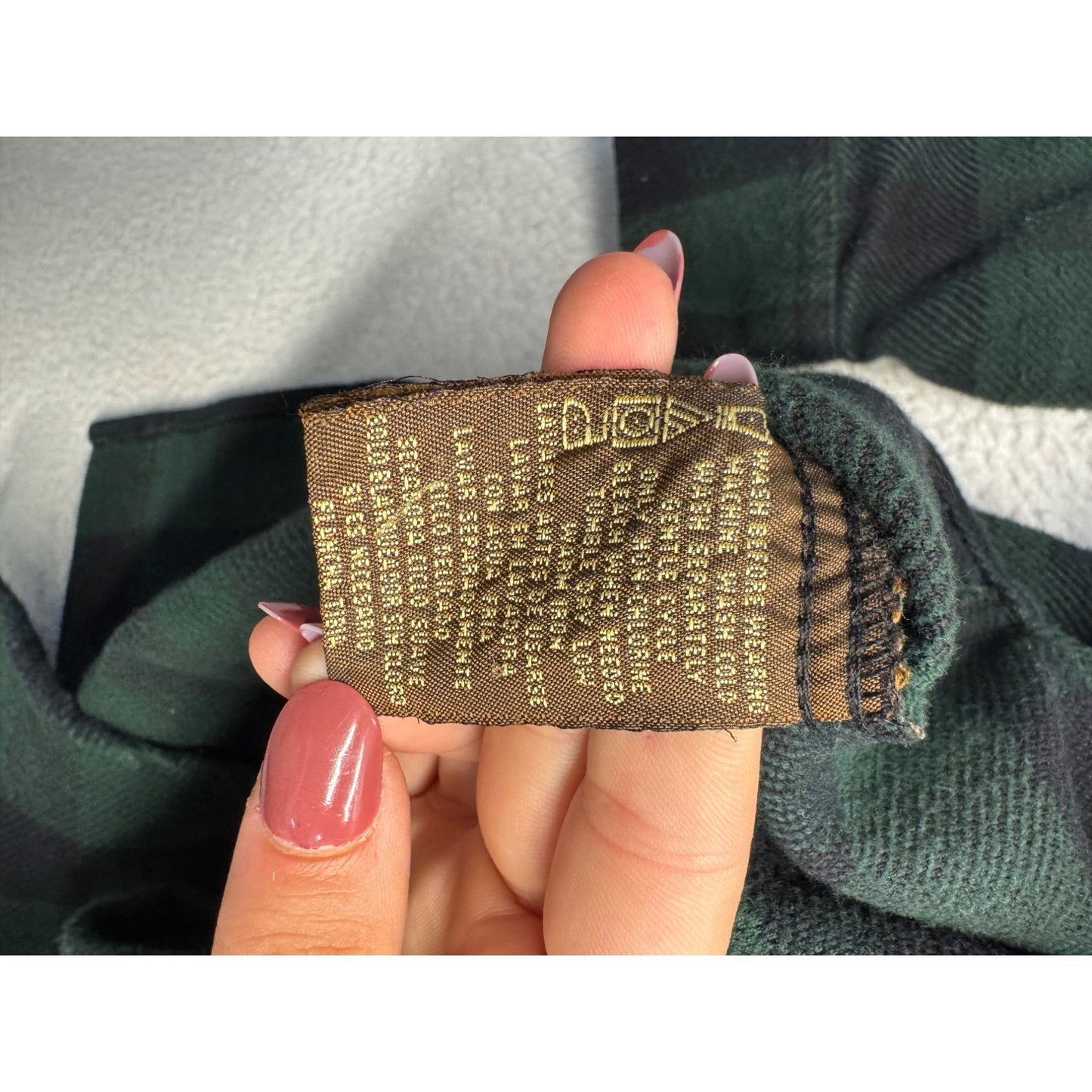 Marino Bay Brawny Green/Black Plaid Heavyweight Flannel L (42/44) #9047