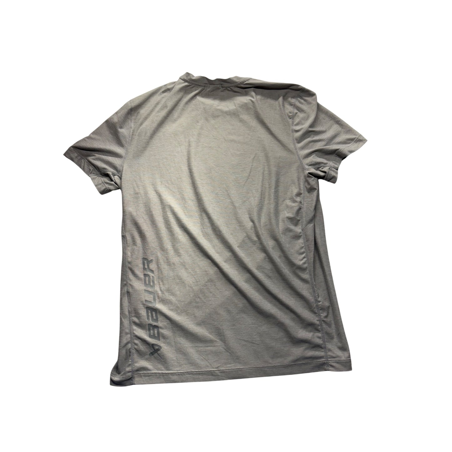 Bauer Mens Grey Performance Athletic T-Shirt #7680