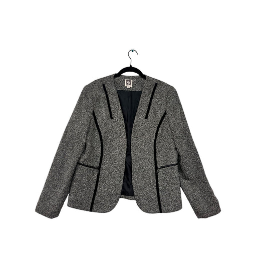 Anne Klein Womens Size 14 Tweed Blazer Jacket #6328