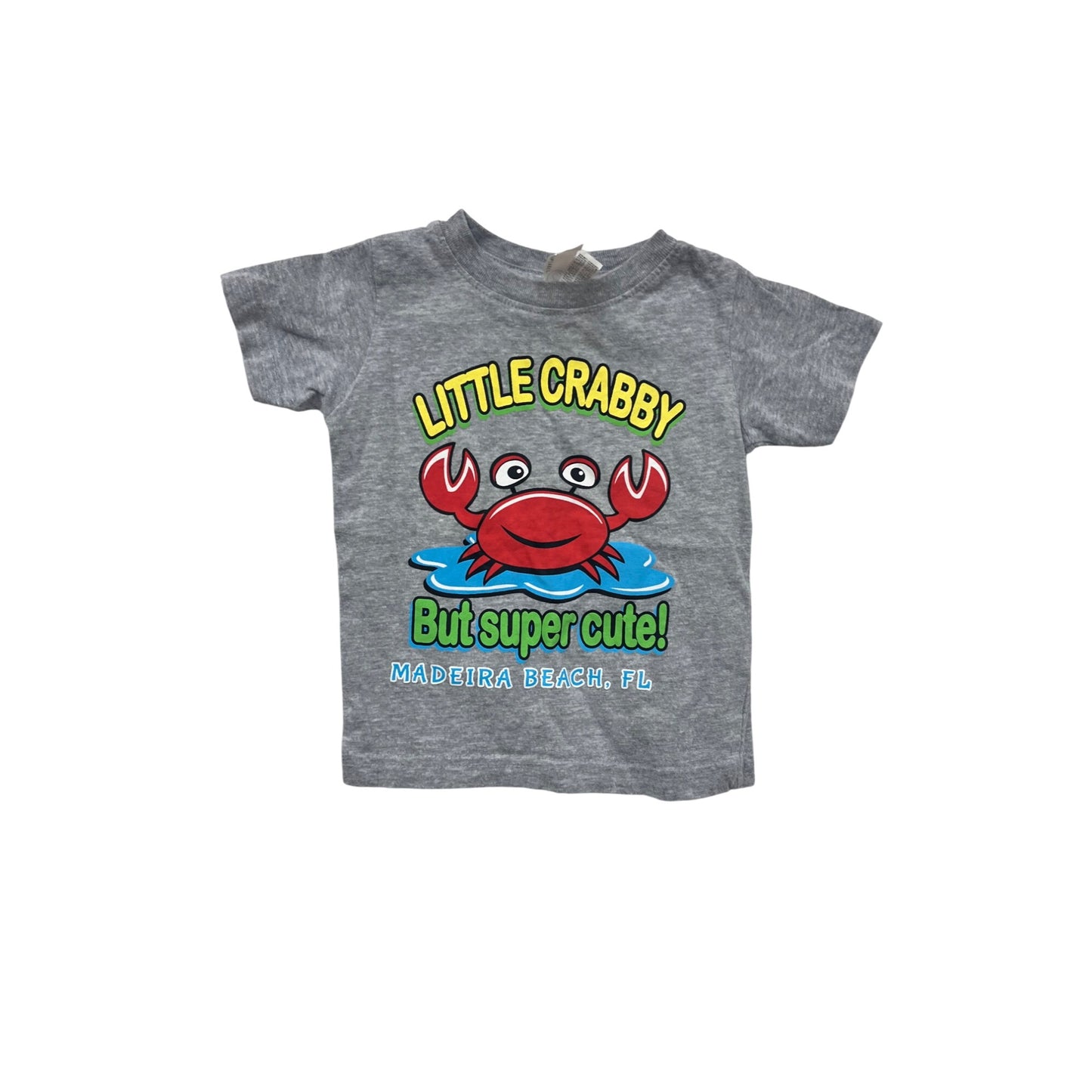 Little Crabby Super Cute Graphic Baby Tee Rabbit Skins 12M #8602