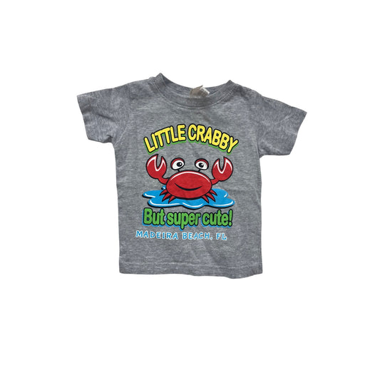 Little Crabby Super Cute Graphic Baby Tee Rabbit Skins 12M #8602