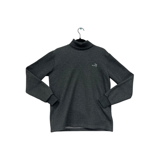 New World Mens Dark Gray Turtleneck Sweater #6296
